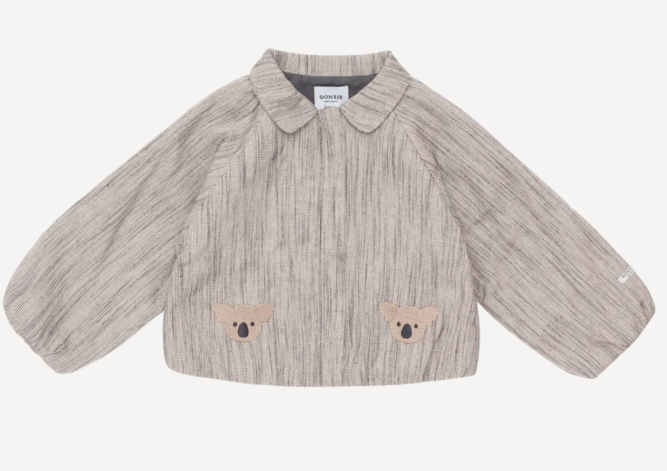 DONSJE CORNEEL Koala Jacket for Babies & Toddlers (9M-30M) - Soft & Warm Outerwear for Outdoor Playdates and Winter Adventures