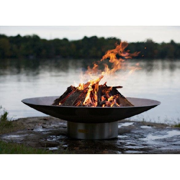 Bella Vita 58 Inch Outdoor Fire Pit - Heavy Duty Steel Wood Burning Firepit for Backyard, Patio, Camping & Garden - Perfect for Roasting Marshmallows & Outdoor Gatherings
