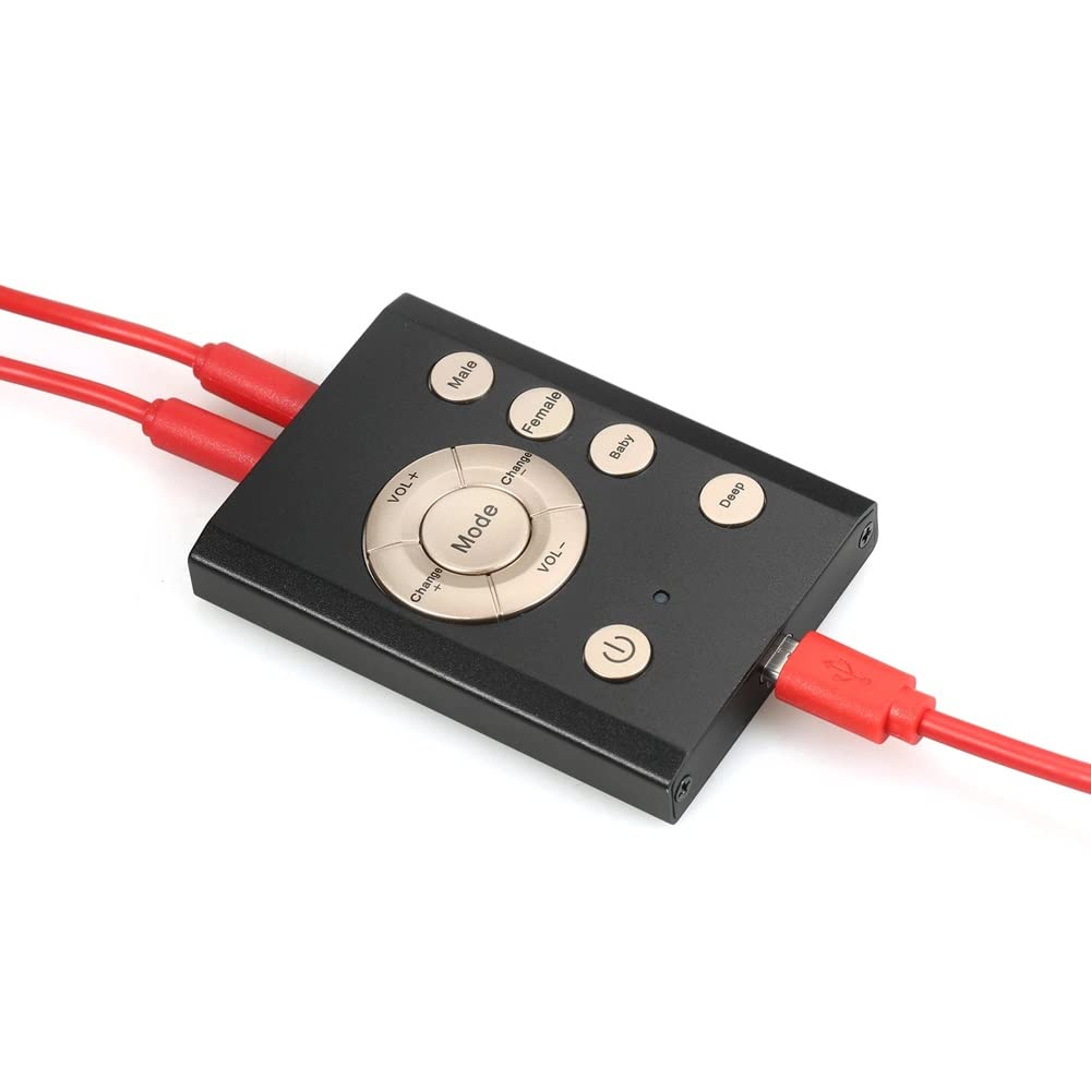 DLOETT Mini Sound Card Voice Changer with 100+ Sound Effects - Compatible with Smartphone & Computer for Live Streaming, Gaming, Online Chat (Perfect for TikTok, YouTube, Podcast & Voice Modulation)