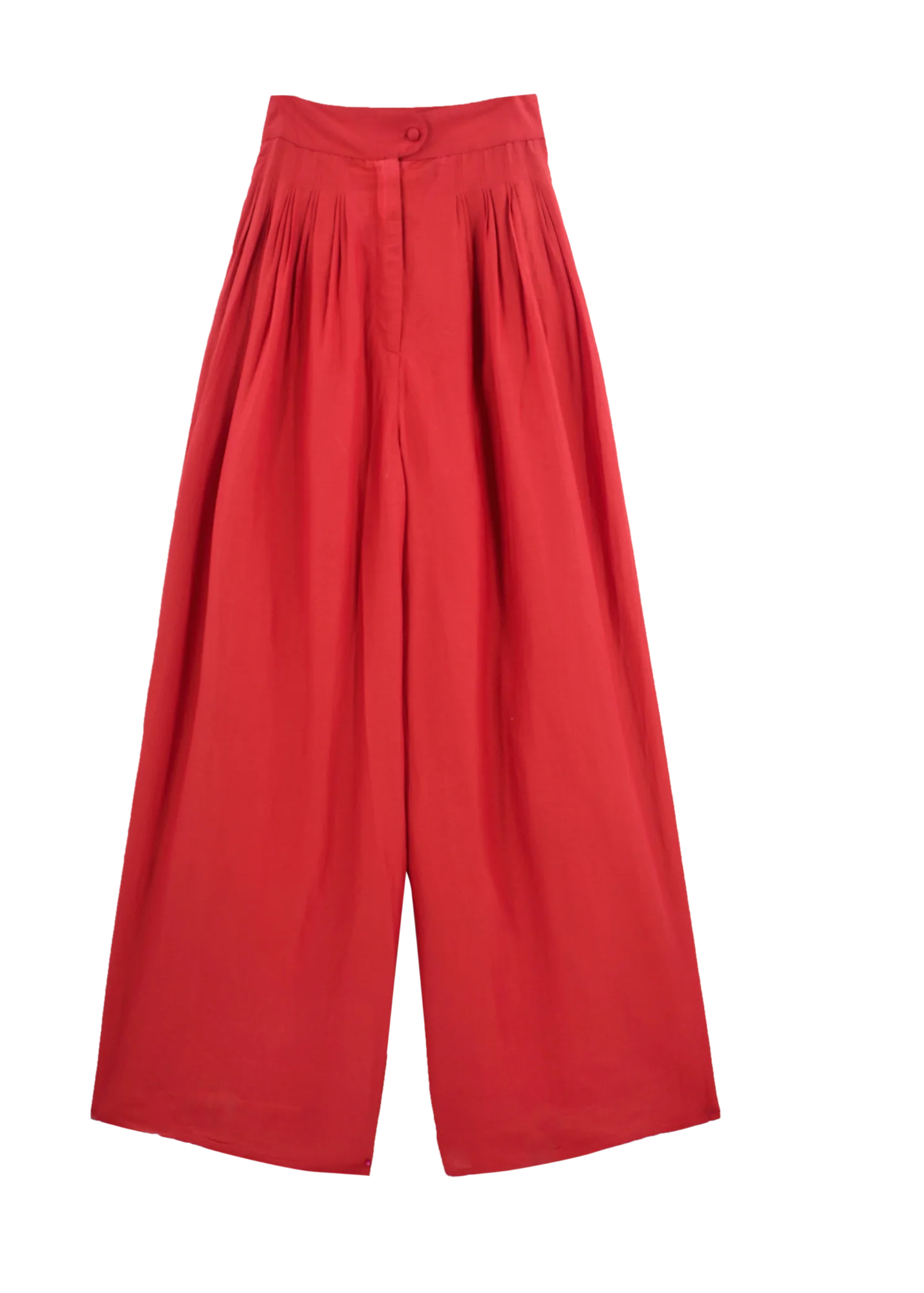 Mirth Calistoga Women's High-Waist Yoga Pants - Stretchy & Comfortable Workout Leggings for Running, Gym & Lounge (Red)