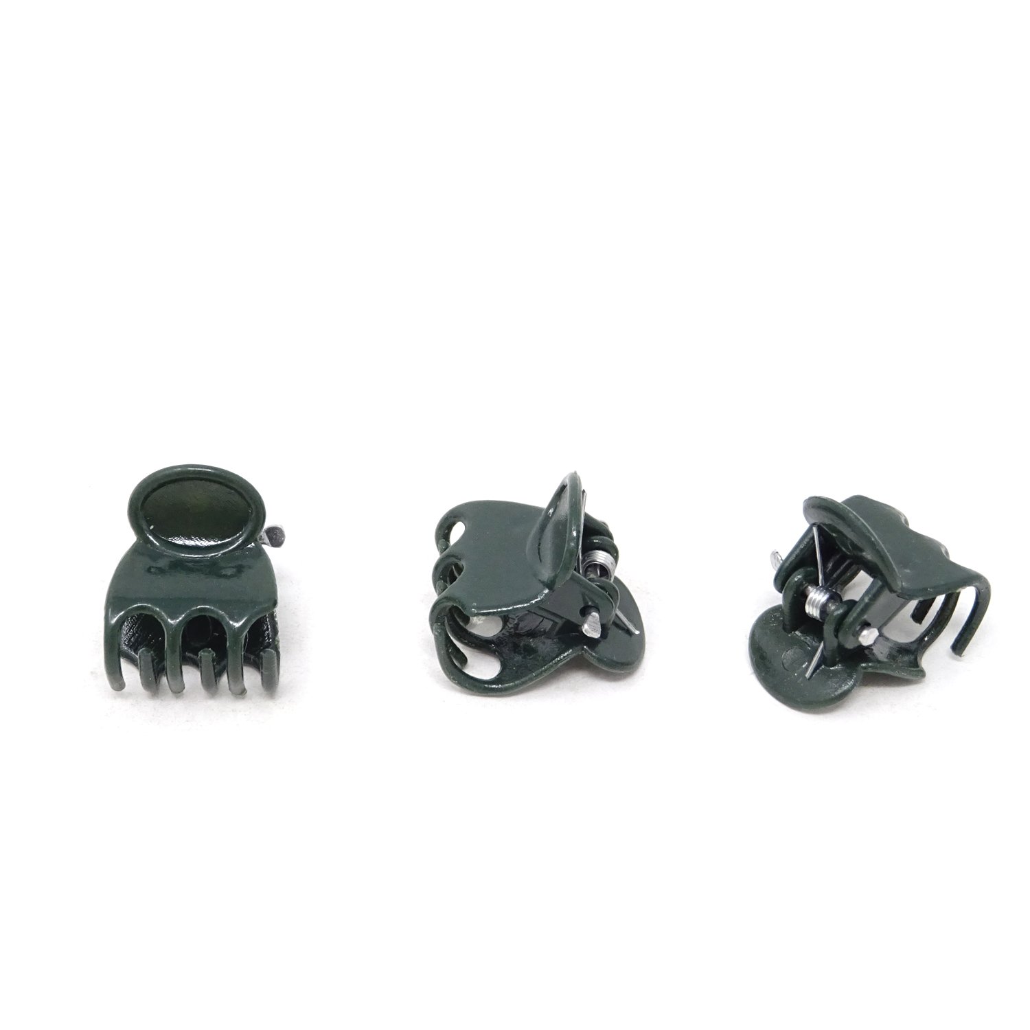 Honbay 100PCS Dark Green Orchid Clips - Tiny Plastic Plant Support Clips for Orchid Stems, Vines & Stalks to Grow Upright | Ideal for Indoor Gardening, Greenhouse Plants & Flower Arrangements