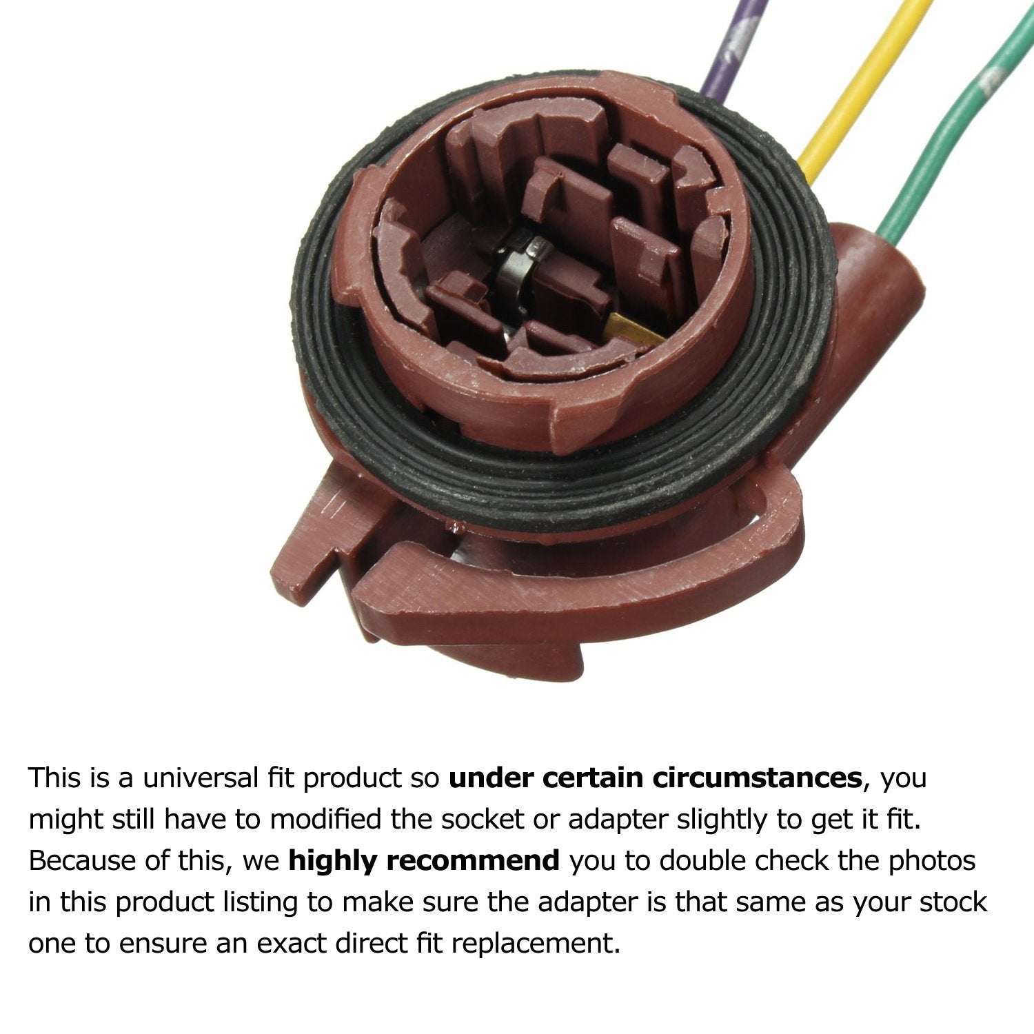 3156 3157 LED Bulb Pre-Wired Harness Sockets - Easy Repair, Replacement & Installation for Car, Truck, RV & Marine Lighting Upgrades