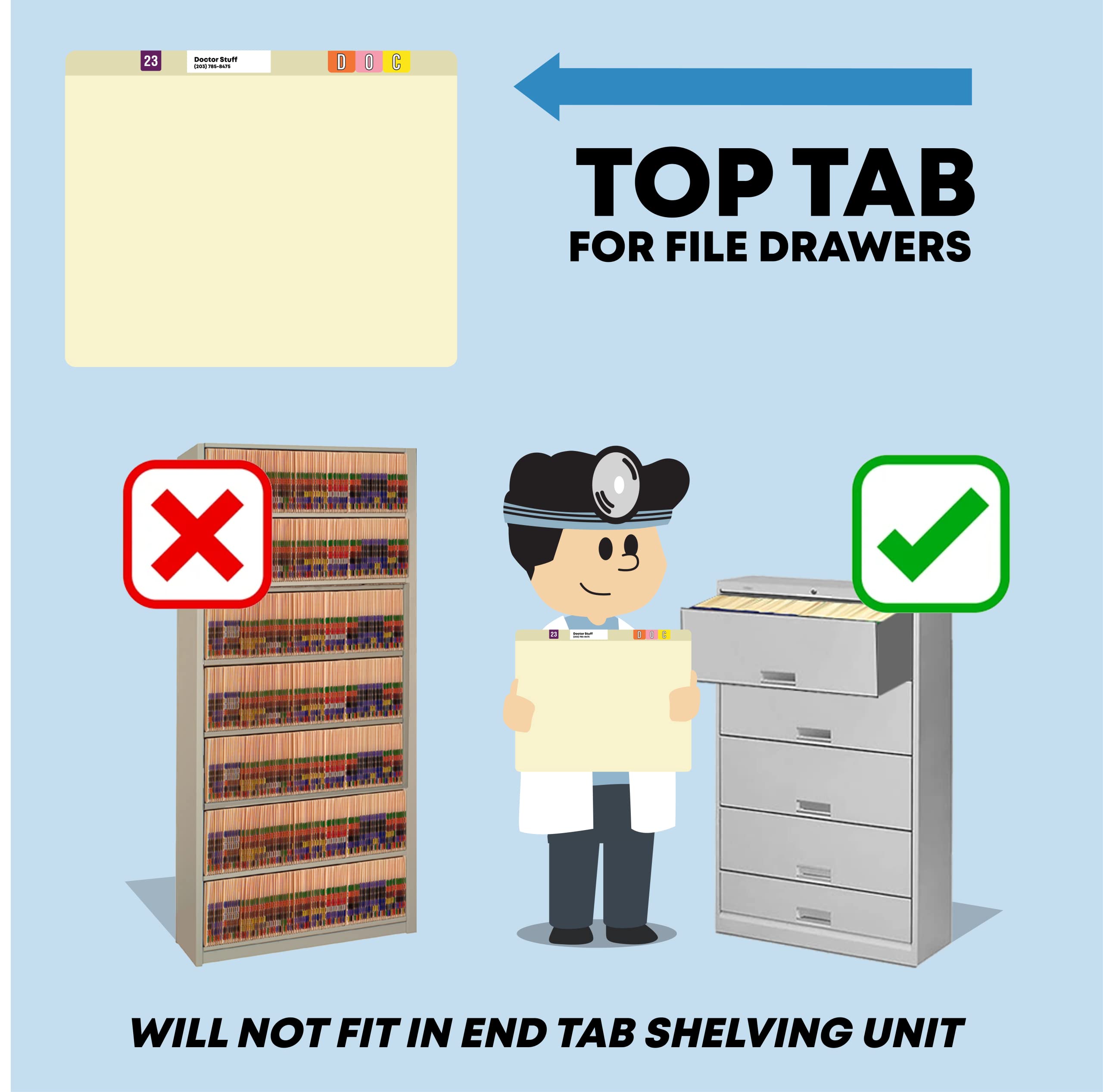 Goldenrod Legal File Folders - 2