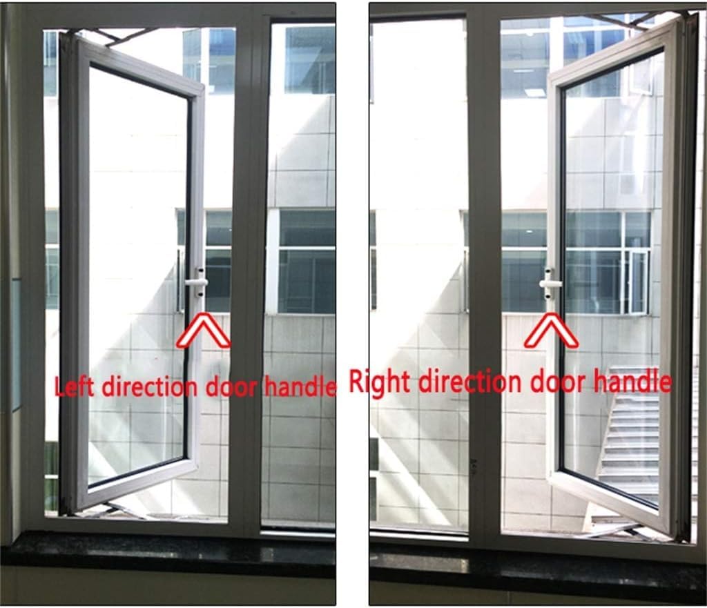 UPVC Window Locks & Handles - Aluminum Alloy Door & Window Security Locking System (Black/White) - Perfect for Home Security & Sliding Window Protection