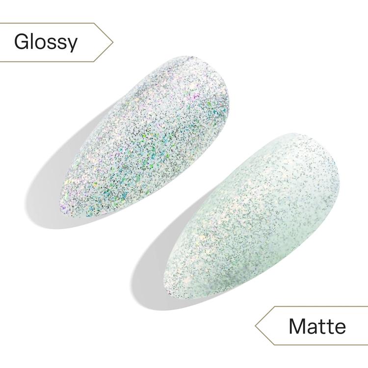 Apres Flash Glitter Gel Color FG01 - Long-Lasting Nail Polish for Gel Manicures - Perfect for Parties, Holidays & Special Occasions