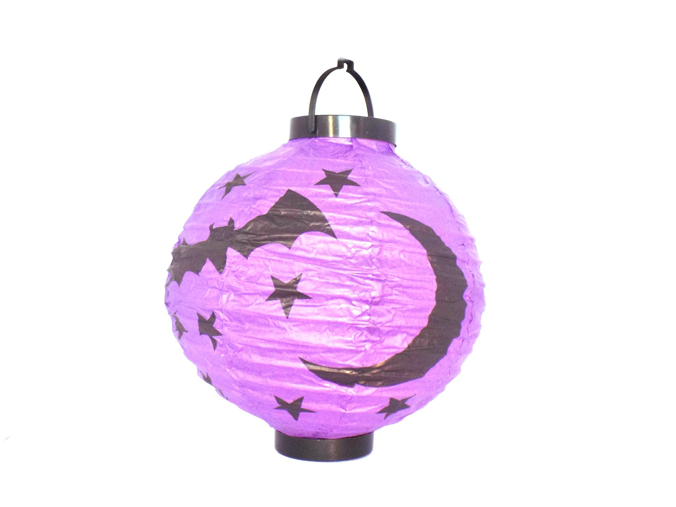 Halloween Decorations - Glow-in-the-Dark Bat Paper Lantern for Spooky Party Decor | Indoor/Outdoor Hanging Light | Perfect for Halloween Parties, Haunted Houses & Yard Displays