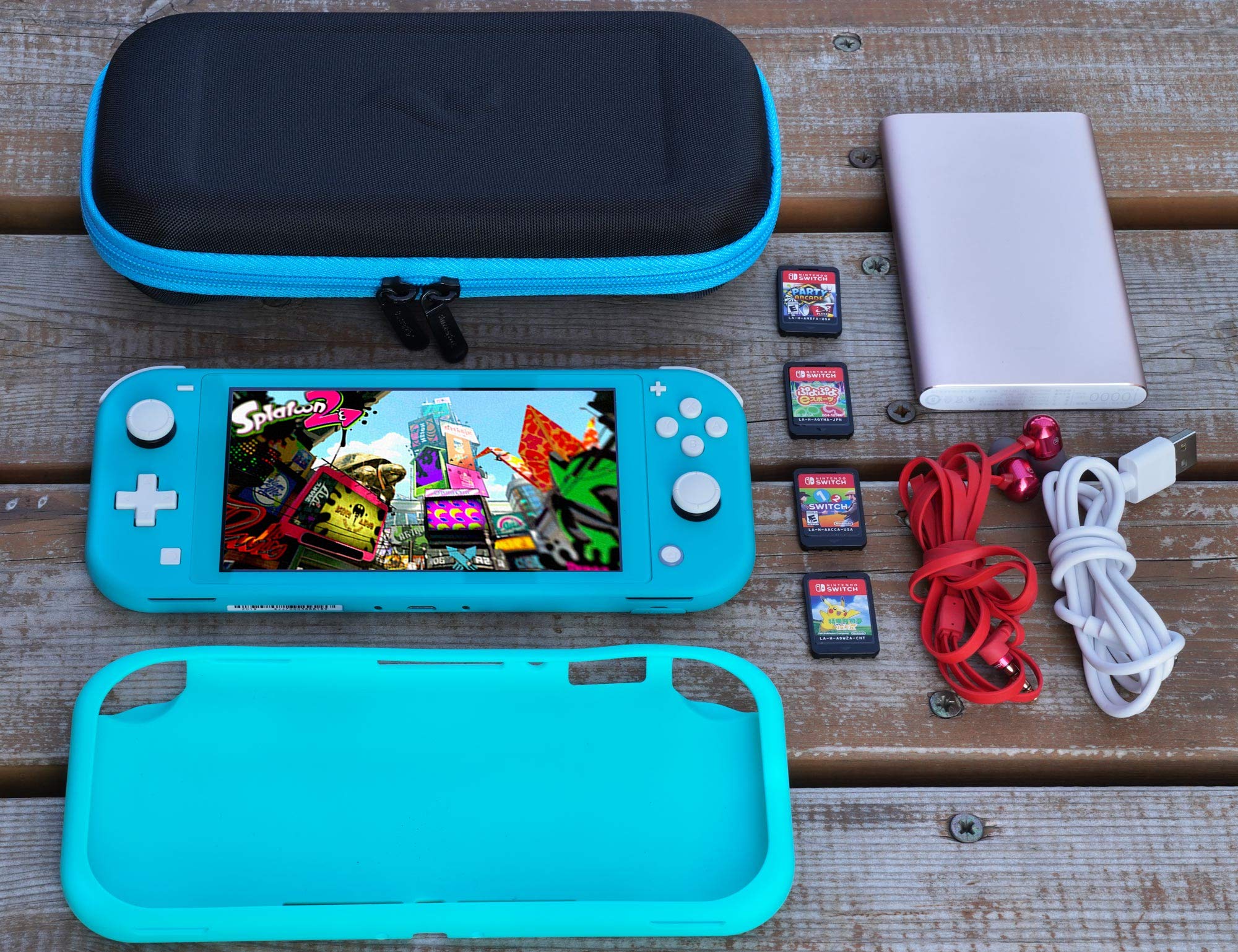 ButterFox Slim Carrying Case for Nintendo Switch Lite - Compact Travel Storage with 19 Game & 2 Micro SD Card Holders - Perfect for Switch Lite Accessories Protection On-The-Go, Travel, and Daily Commute