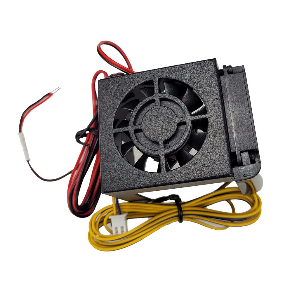 High Performance 3D Printer Extruder Upgrade Kit - 24V Metal Cooling Fan Cover & Print Head Fan Duct with Fan for Ender 3/Ender 3 Pro - Perfect for DIY Repairs & High-Temperature Printing Scenes