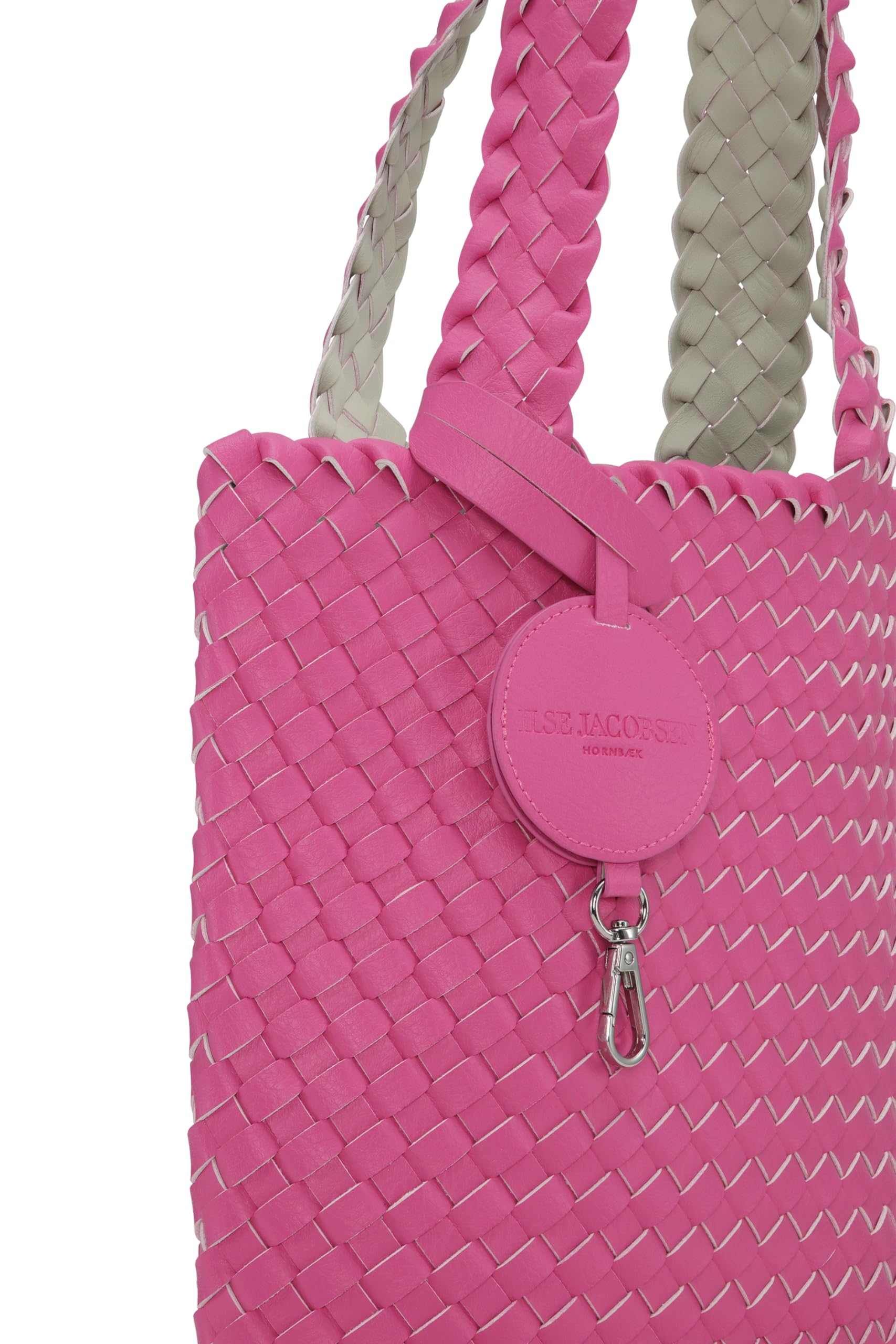Ilse Jacobsen HORNBAEK Women's BAG08 Mini Woven Tote Bag - Stylish Crossbody Purse for Everyday Use, Travel & Shopping