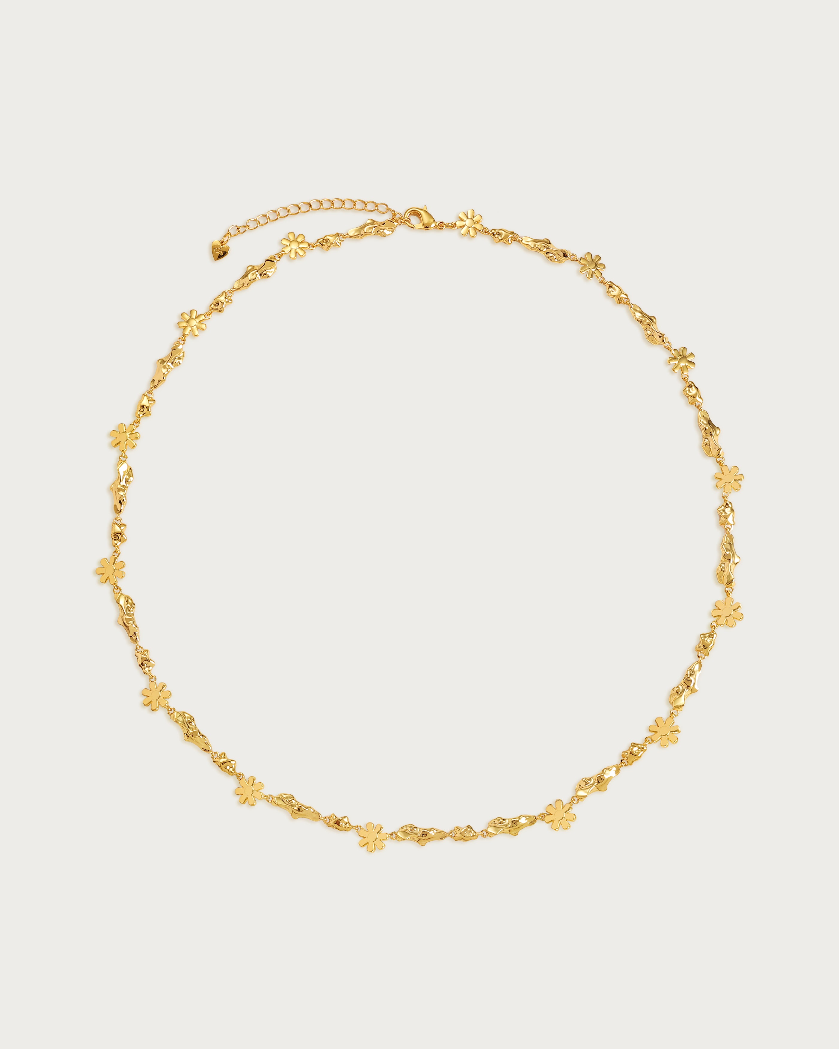Floral Cluster Necklace - Elegant Flower Jewelry for Women - Perfect for Weddings, Parties & Everyday Wear