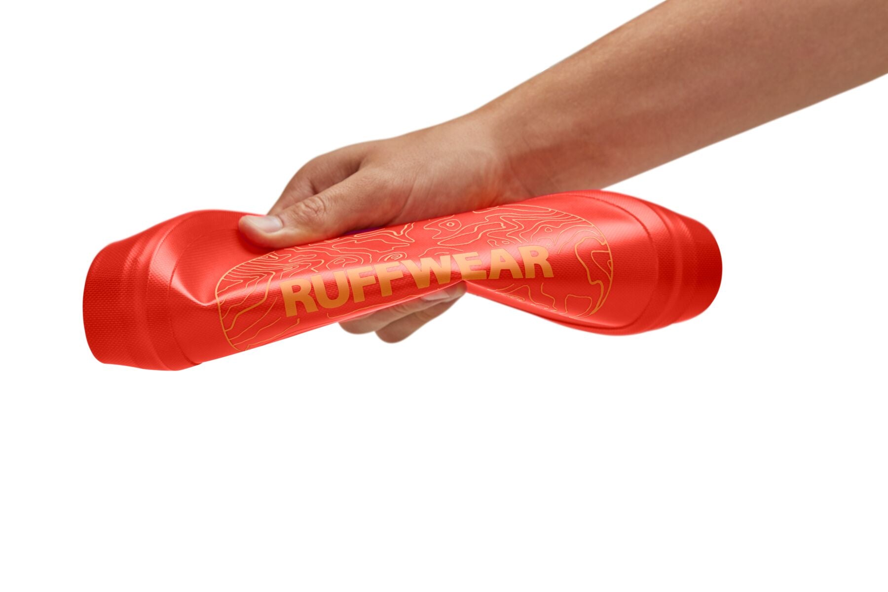 Ruffwear® Camp Flyer Disco Dog Bowl - Red Sumac - Durable & Non-Slip Pet Food Dish for Camping, Hiking & Outdoor Adventures