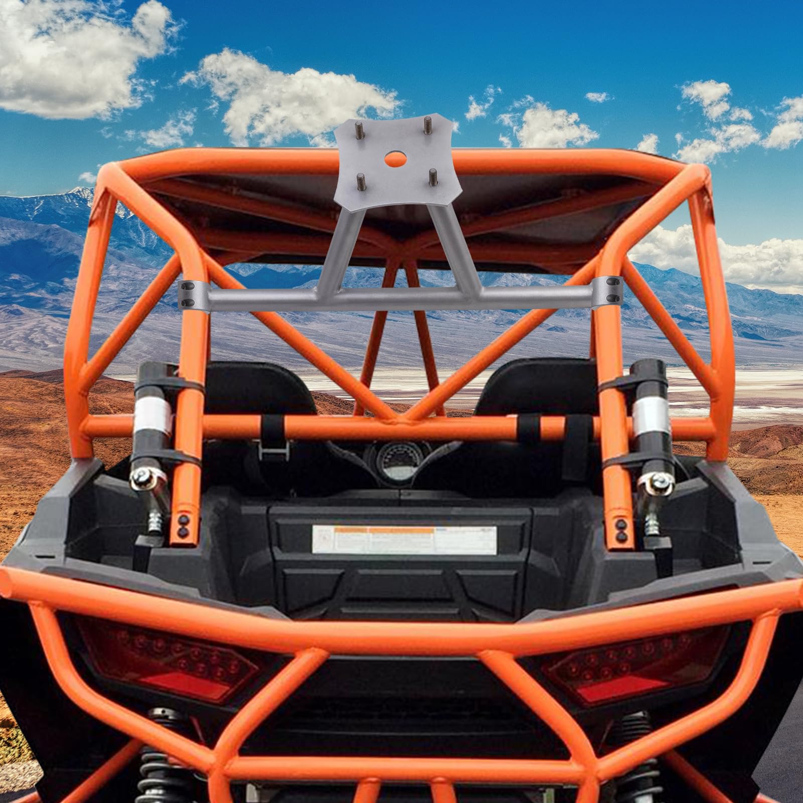 UTV Spare Tire Carrier - Rear Mount for Polaris RZR XP 1000 & Turbo (2014-2022) | Heavy-Duty Off-Road Accessory for Adventure & Trail Riding