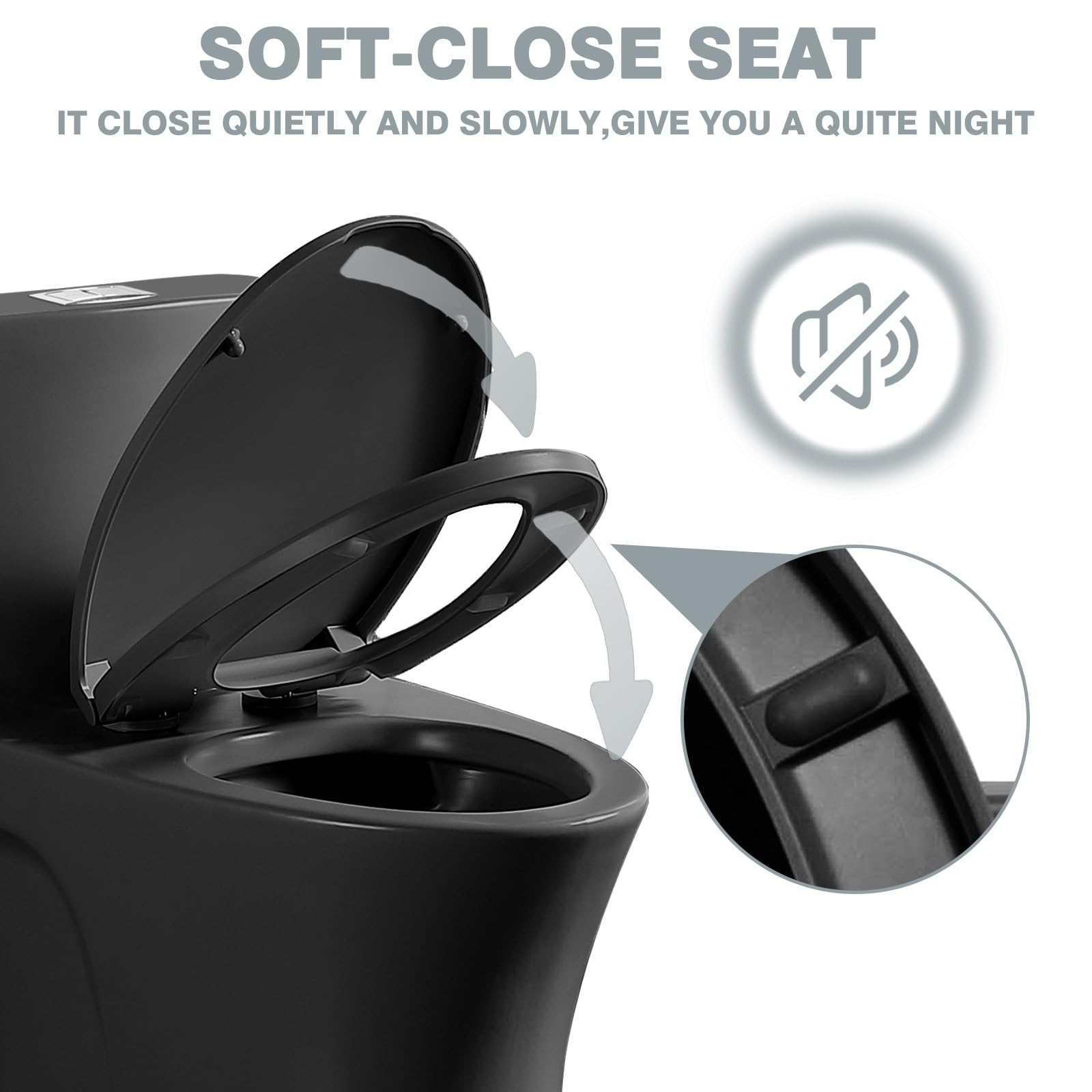 Elongated One Piece Toilet - 17.3