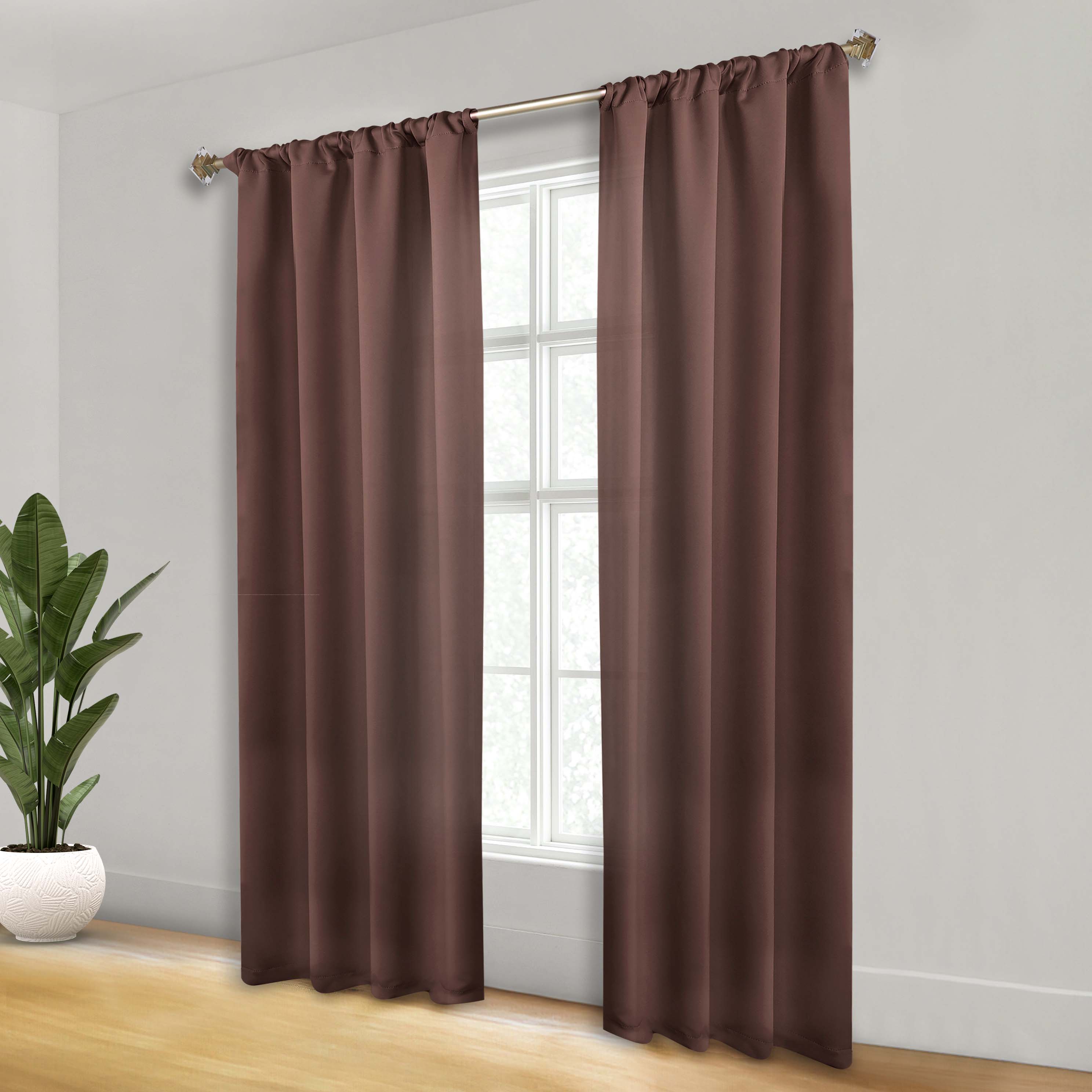 Blackout Curtains for Bedroom - Machine Washable, Thermal Insulated, Noise Reducing - Set of 2 Panels - Perfect for Nursery, Home Theater & Shift Workers (42x84 Inches)
