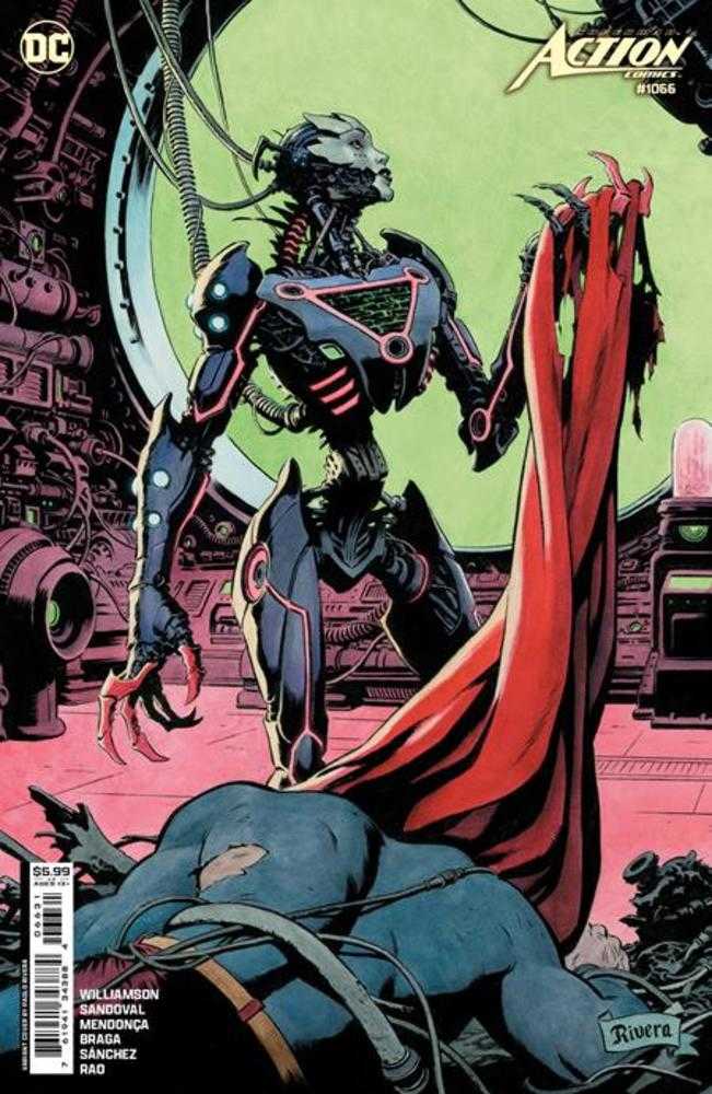 Action Comics #1066 Cover C Paolo Rivera Card Stock Variant - House Of Brainiac - DC Comics Collector's Edition - Perfect for Comic Book Displays & Fan Collections
