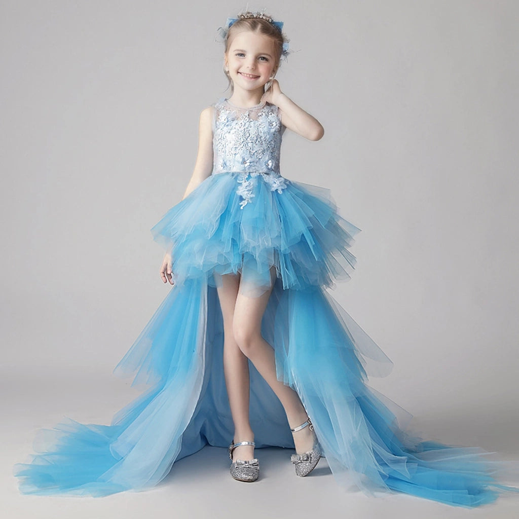 Elegant Baby Girl Birthday Dresses | Toddler Formal Princess Party Gown | Perfect for 1st Birthday, Christening, Photo Shoots & Special Occasions