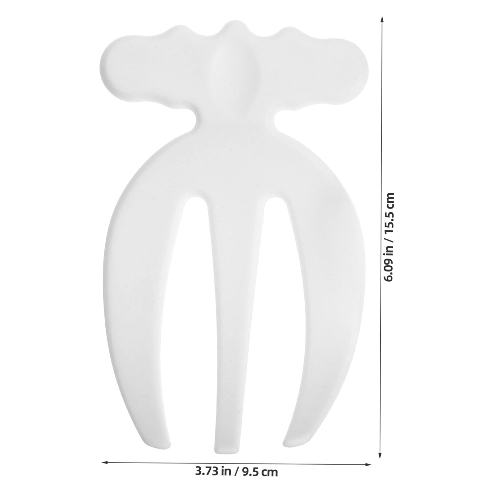 2-Piece Plastic Salad Servers Set - Salad Forks & Claws for Mixing Vegetables, Fruits, Pasta - Perfect for Food Tossing, Serving at Buffets, Weddings & Parties - Durable Kitchen & BBQ Utensils