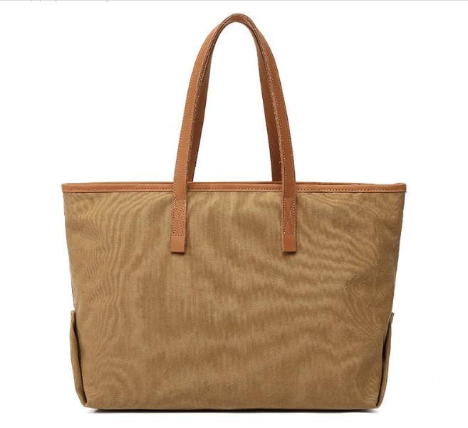 Eco-Friendly Small Canvas Tote Bags for Women - Lightweight & Durable Handbags for Shopping, Beach, Work & Daily Use