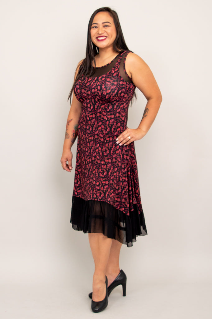 Danube Floral Print Bamboo Dress - Breathable & Comfortable Summer Dress for Women - Perfect for Beach Vacations, Outdoor Parties & Casual Wear