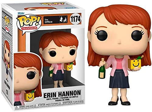 Funko Pop! The Office - Erin Hannon Vinyl Figure with Happy Box & Champagne | Collectible TV Show Merchandise | Includes Free Pop Protector Case | Perfect for Office Decor, Gift for Fans, or Pop Collection Display