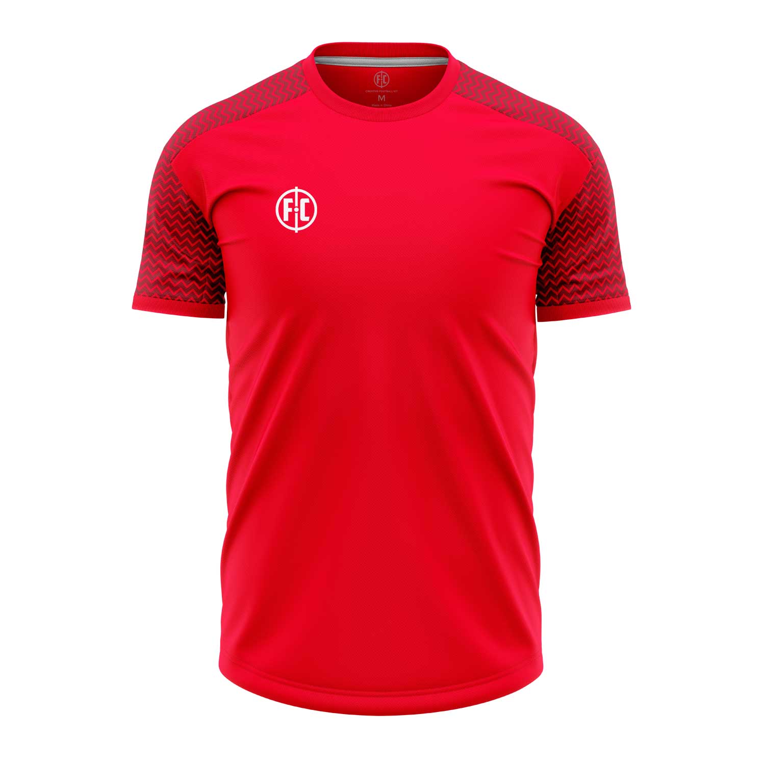 FC Pace Jersey Red - High-Quality Soccer Jersey for Fans & Players - Perfect for Games, Training & Casual Wear