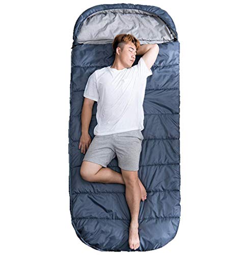 **Large Rectangular Sleeping Bag 230x100cm with Compression Sack - Lightweight & Waterproof for Camping, Hiking, Backpacking - Perfect for Men & Women Indoor & Outdoor Use - Ideal for Picnics, Travel & Adventure Trips**