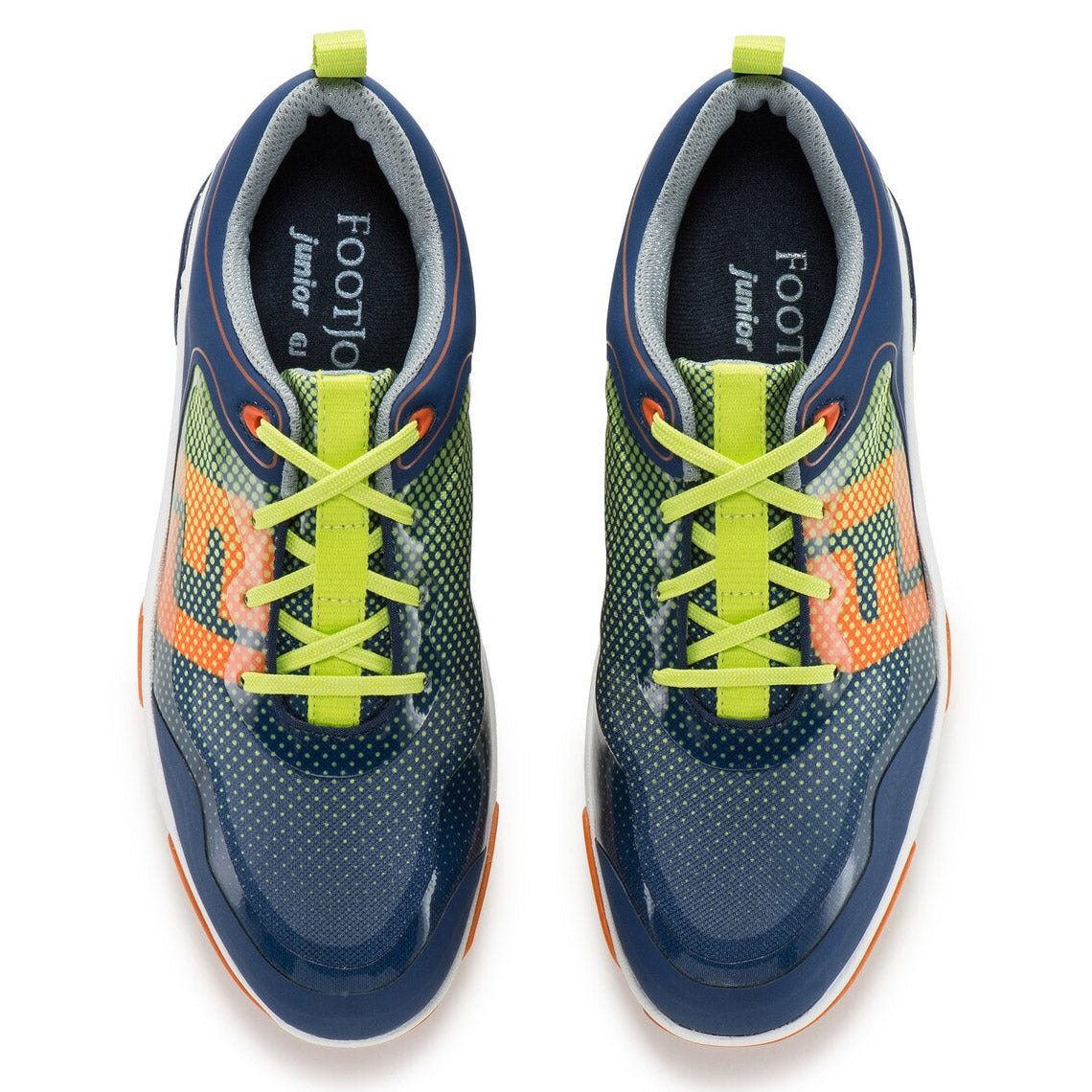 FootJoy Freestyle Navy Junior Golf Shoes - Lightweight & Waterproof for Kids - Perfect for Junior Golf Tournaments & Practice