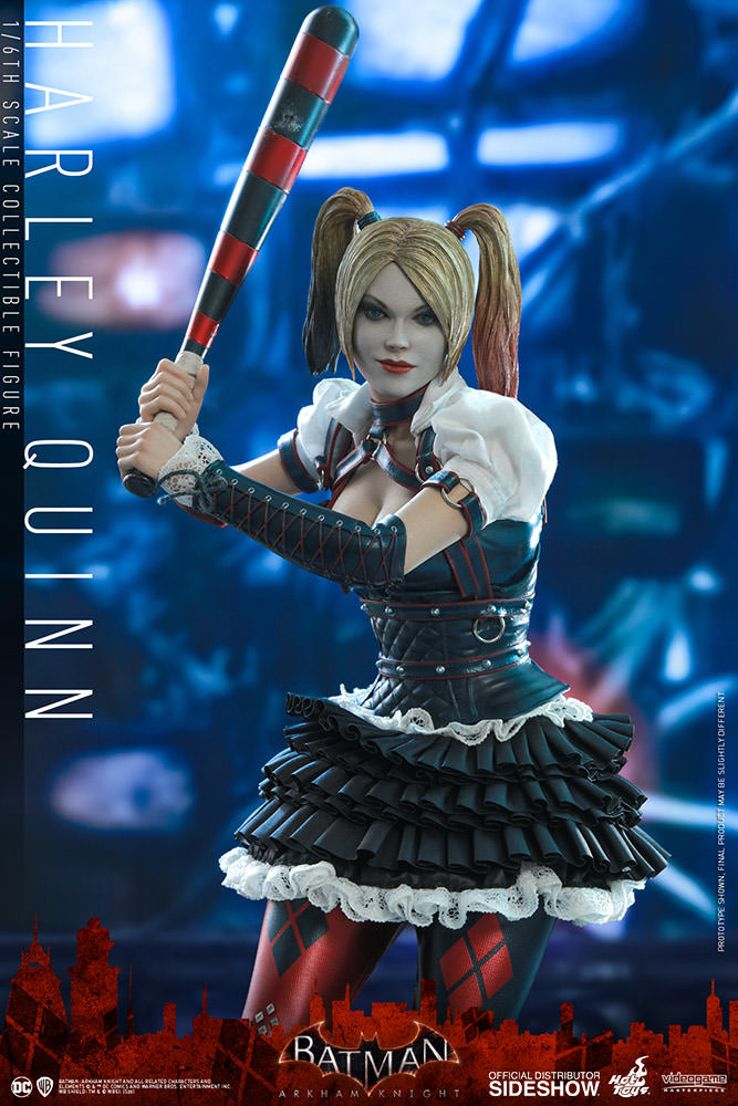 Hot Toys DC Comics Batman Arkham Knight Harley Quinn 1/6 Scale Collectible Action Figure - Perfect for Display, Cosplay, and DC Fans Collection