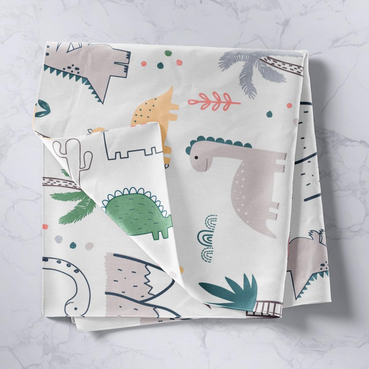 Dinosaur Wall Hanging for Kids - Cute Baby Dino Tapestry Nursery Decor with Jungle Animals, 51x59 Inch Soft Blanket for Boys & Girls Bedroom, Living Room Wall Art | Perfect for Nursery, Playroom & Kids Room Decor