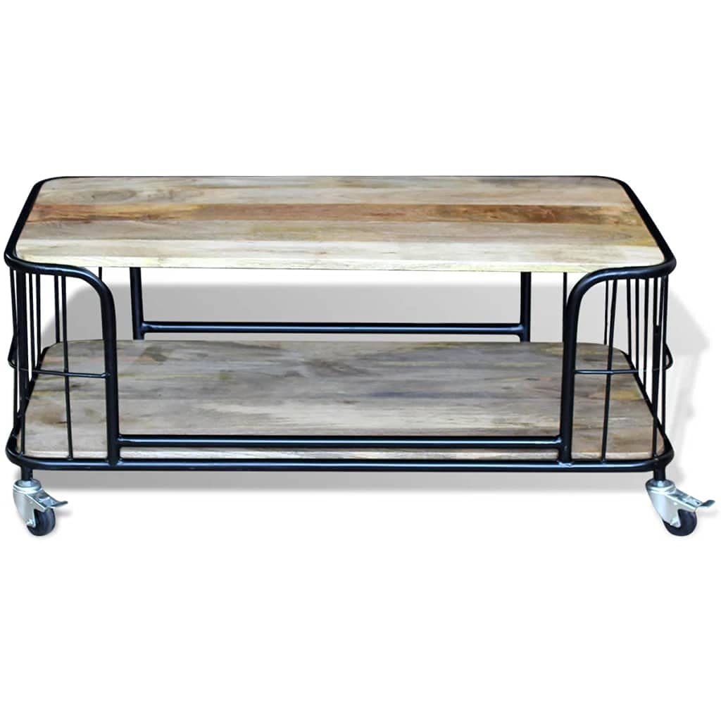 Solid Mango Wood Coffee Table 39.4