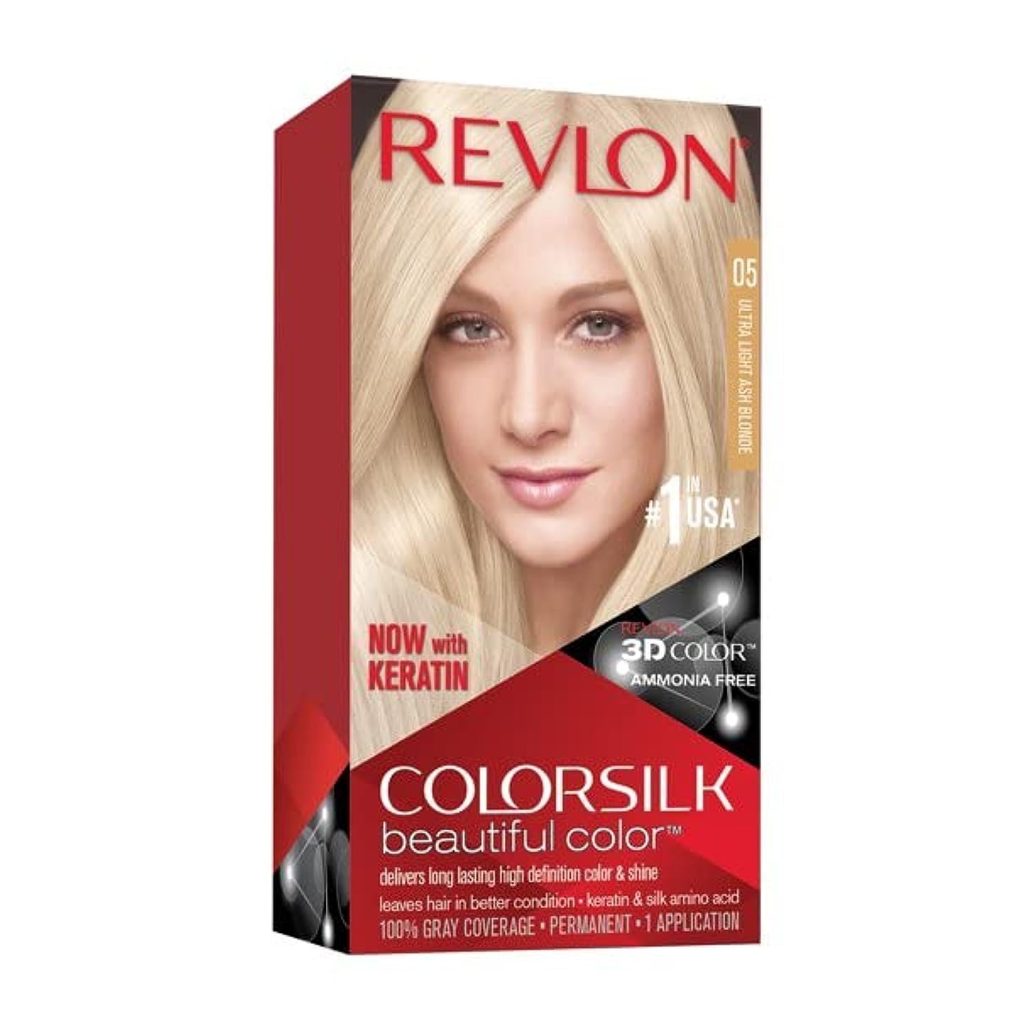 Colorsilk Permanent Hair Dye Ultra Light Ash Blonde (05/11A) - Pack of 3 | Ammonia-Free, Conditioning Formula for Smooth, Vibrant Color | Perfect for At-Home Hair Coloring & Touch-Ups