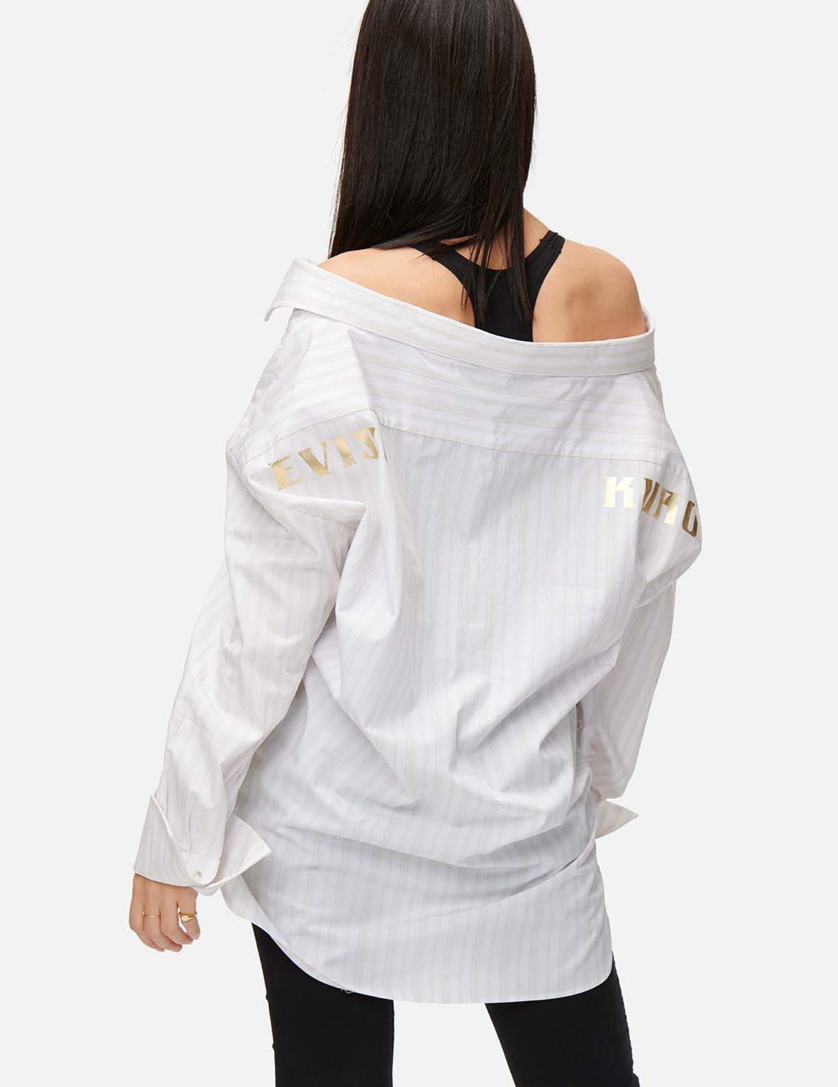 Stylish Drape Collar Pinstripe Dress Shirt for Men - Formal & Business Attire - Perfect for Office, Weddings & Special Occasions