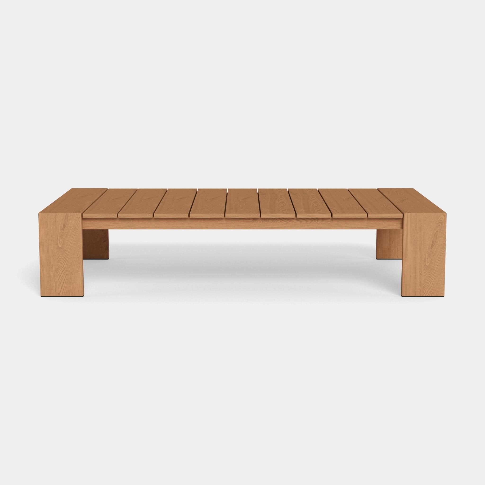 Hayman Teak Coffee Table - Solid Teak Wood Modern Living Room Furniture for Home Decor | Perfect for Living Room, Lounge & Office Spaces