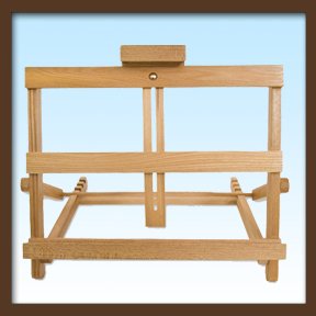 Creative Mark Symphony Adjustable Multi-Purpose Art Easel - Beechwood Horizontal Painting & Drawing Stand with Angle & Wheel - Perfect for Studio, Classroom & Home Artists