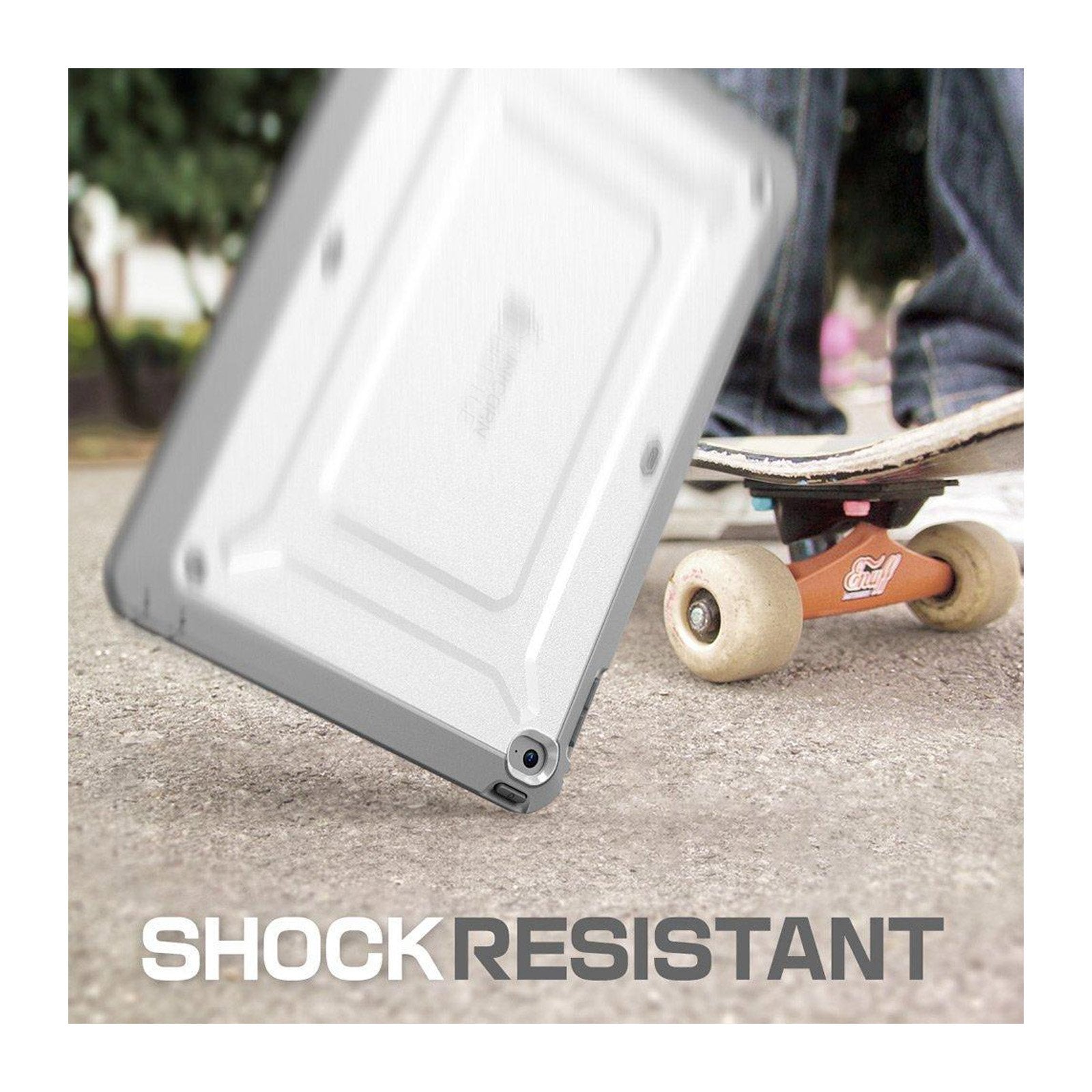 iPad Air 2 Unicorn Beetle Pro Full Body Protective Case - Shockproof & Scratch Resistant Cover with Screen Protector - Perfect for Work, Travel & Outdoor Activities (White)