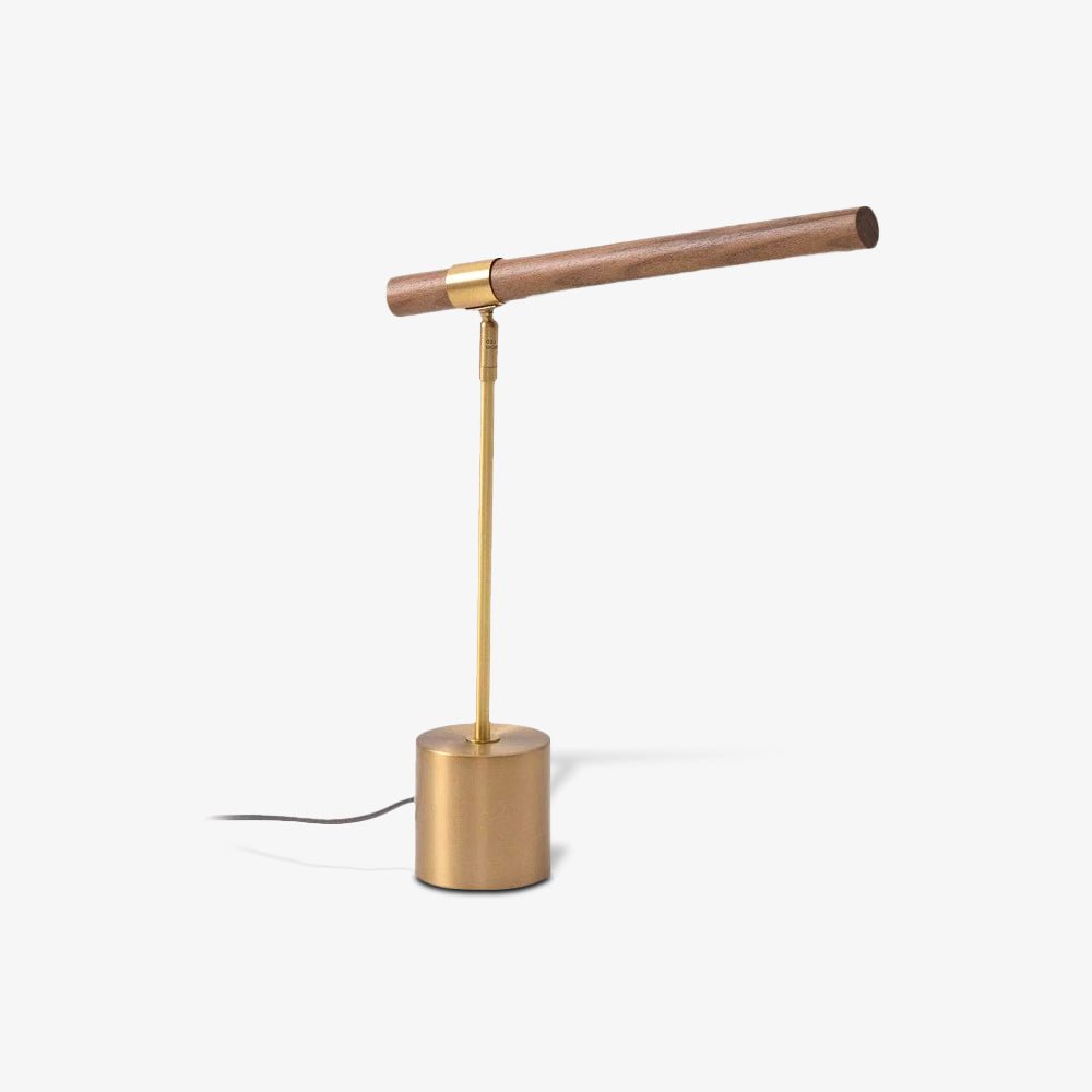 Modern Linear Table Lamp - Minimalist LED Desk Light for Home Office, Study & Bedroom - Adjustable Brightness & Warm White Light for Reading & Working