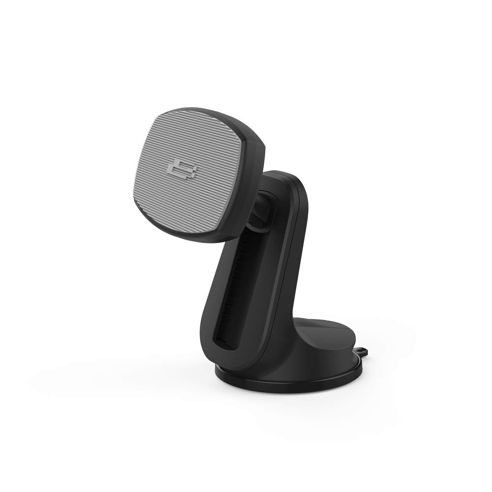 Bracketron BT2-653-2 PwrUp Qi Wireless Car Charger - Magnetic Phone Mount for Samsung Galaxy S9/S8+/S7 Edge/Note 9, iPhone Xs Max/XR/X/8 Plus, Google & LG - Fast Charging Dash & Vent Mount (Black) - Perfect for Safe Driving & Hands-Free Charging