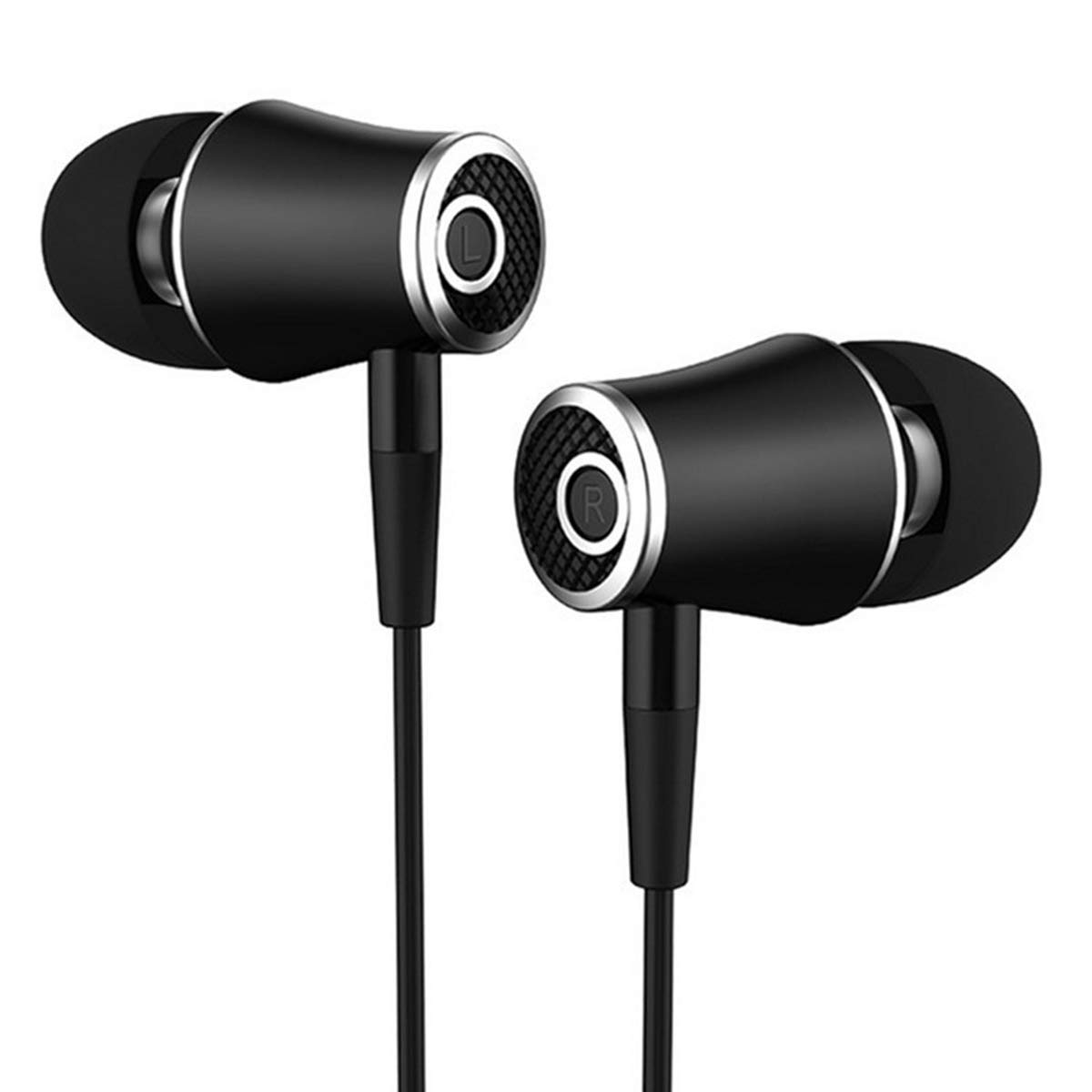Premium Wired Earbuds with Microphone - Compatible with Kindle Fire, Galaxy S8+, Note 8, Fire HD 8/10, Voyage & Oasis - In-Ear Stereo Headphones for Music, Calls & eReading - Perfect for Commuting, Workouts & Home Entertainment