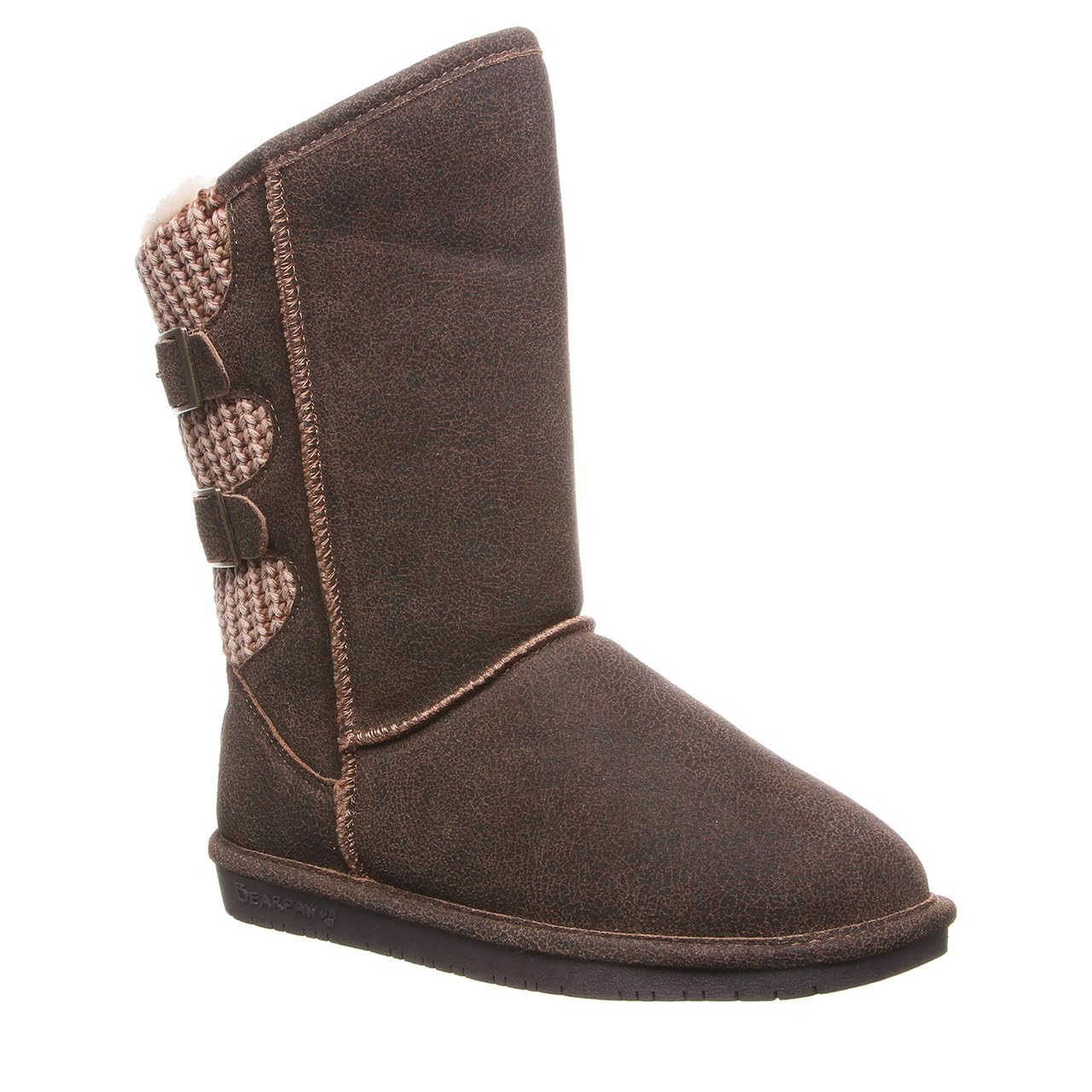BEARPAW Women's Boshie Suede Slip-On Winter Boots - Comfortable Ankle Booties in Multiple Colors | Perfect for Casual Outfits, Work & Cold Weather