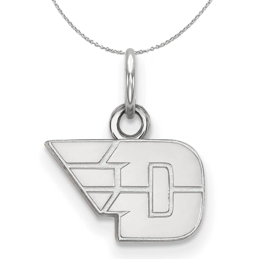 Sterling Silver U. of Dayton Tiny Pendant Necklace - Perfect for Gifts & Special Occasions