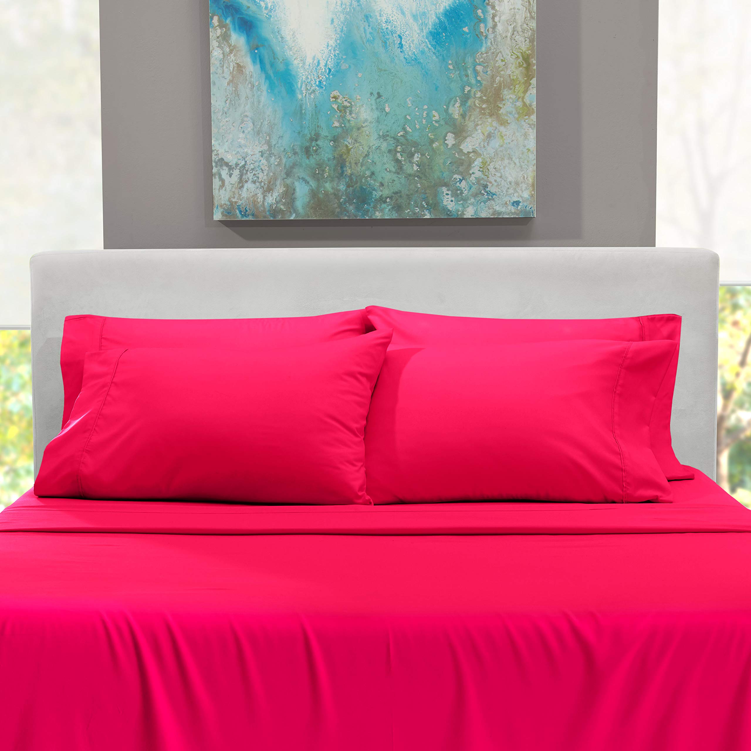 Premium 6-Piece Twin XL Sheet Set - 100% Cotton 800 Thread Count Ultra Soft Bedding - Deep Pocket 24