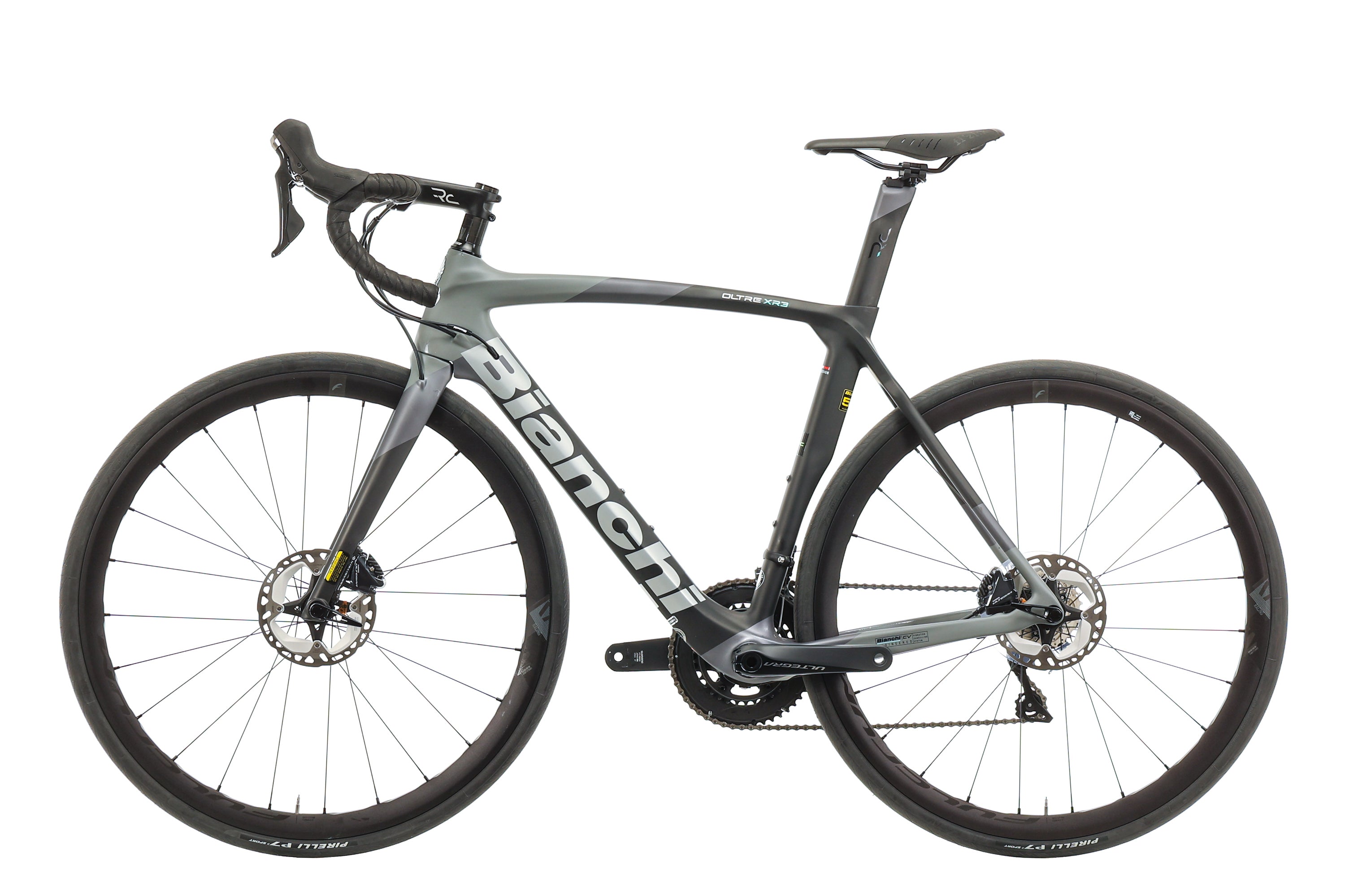 Bianchi Oltre XR3 CV Disc Ultegra Road Bike 2022 - 55cm Carbon Frame, Shimano Ultegra Groupset | Perfect for Racing, Endurance & Long-Distance Cycling