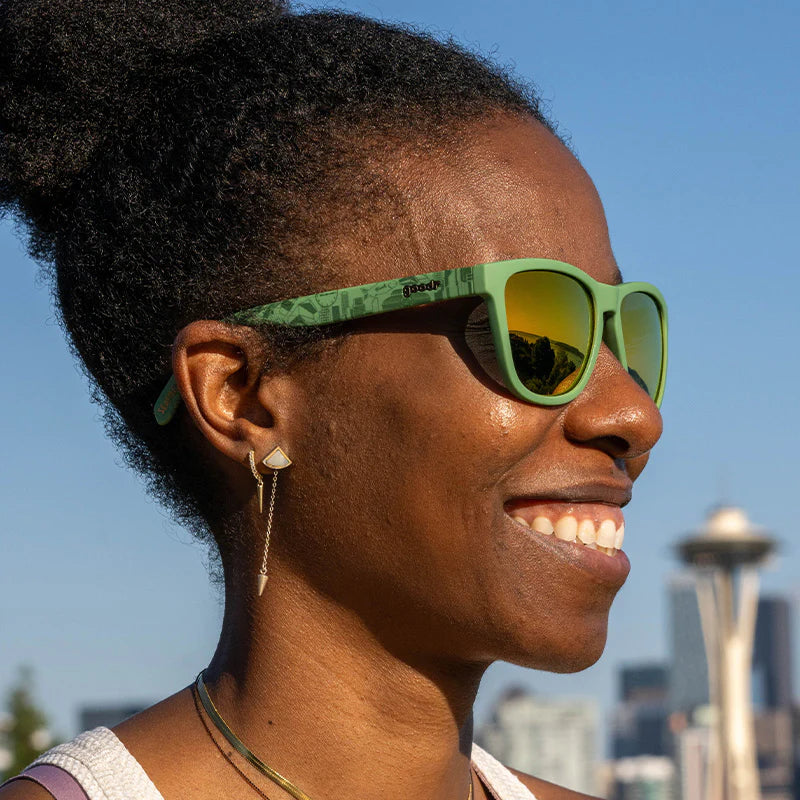 Stylish Rainy Day Sunglasses - UV Protection & Anti-Glare for Driving, Running, and Outdoor Activities