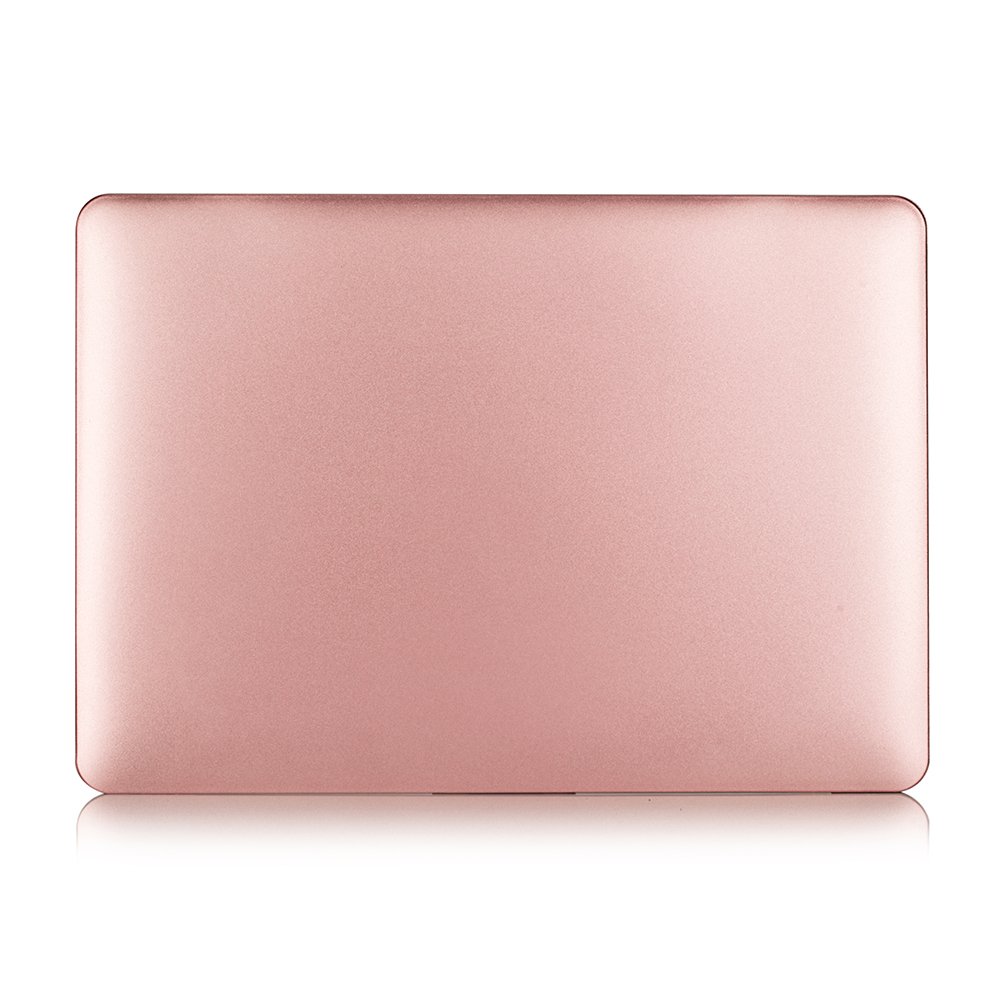 Slim Hard Shell Protective Case for MacBook 12 Inch A1534 - Rose Gold Snap-On Cover | Lightweight Durable Laptop Case for Work, School & Travel