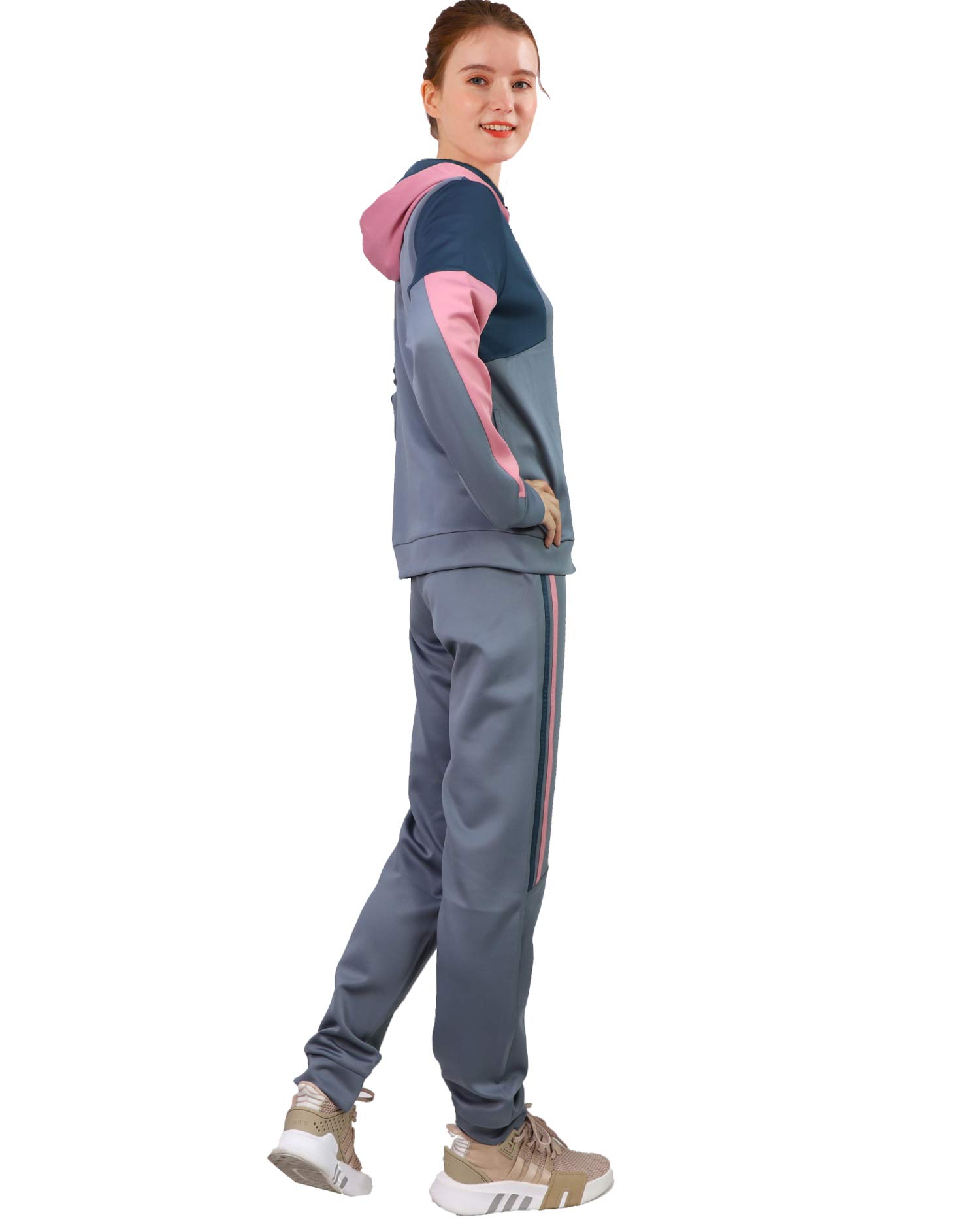 Women's Casual 2-Piece Track Suit Set - Comfortable Sweatsuit for Running, Yoga & Lounge Wear | Perfect for Gym, Travel & Everyday Outfits