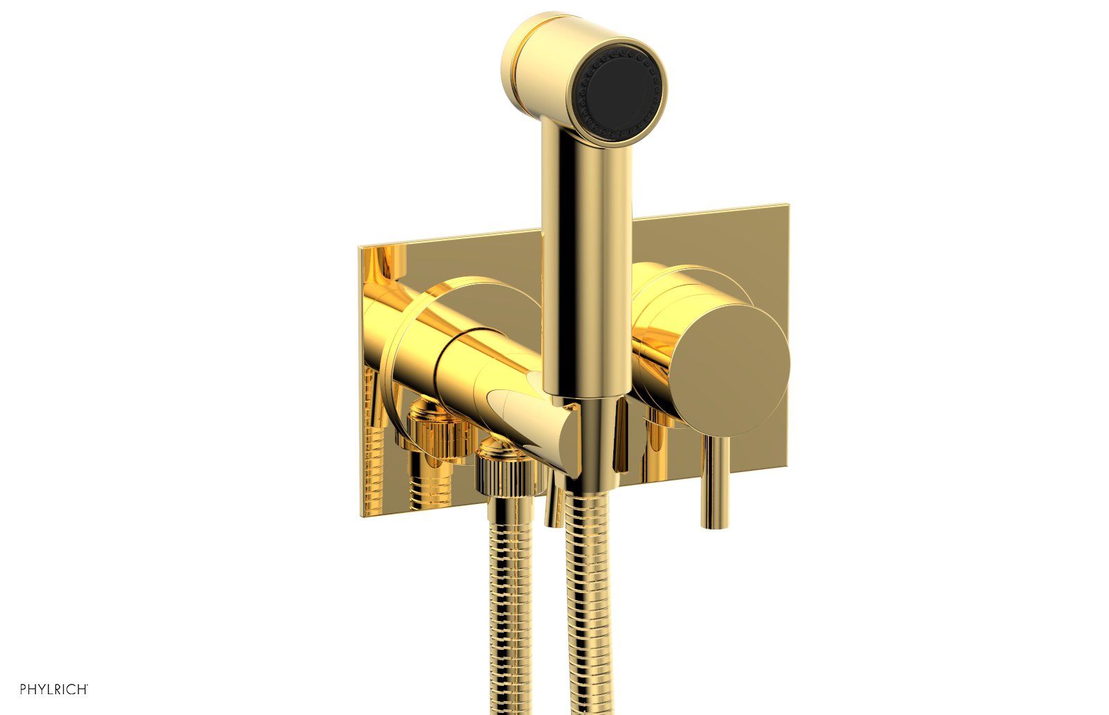 BASIC II Wall Mounted Bidet Lever Handle - Chrome Plated Brass Construction - 230 68 - Perfect for Modern Bathrooms & Toilet Upgrades