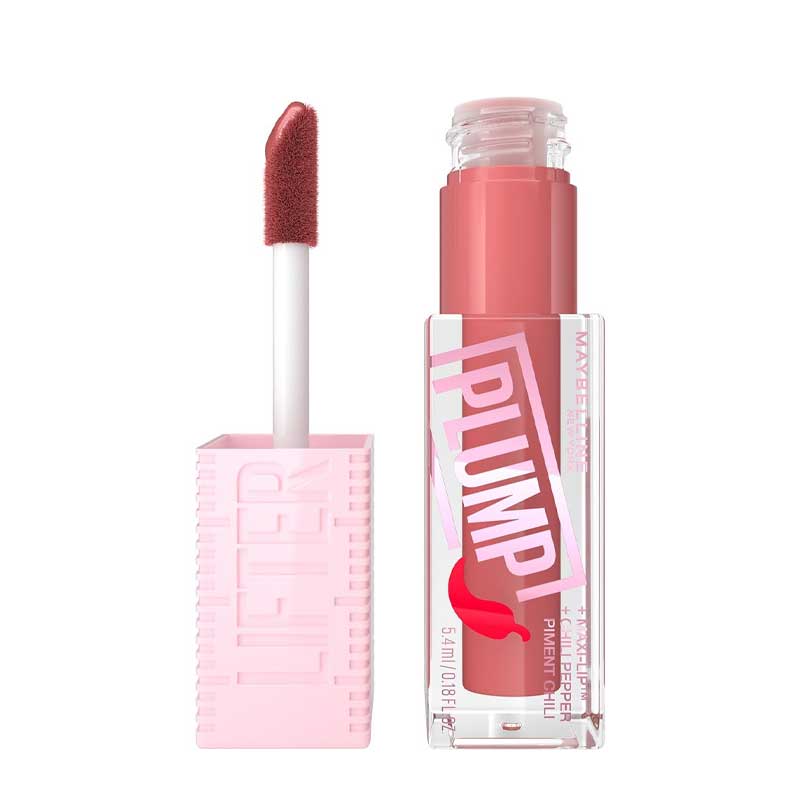 Maybelline Lifter Plump Lip Plumping Gloss - Hydrating & Volumizing Lip Gloss with Hyaluronic Acid | Perfect for Daily Wear & Night Out Makeup