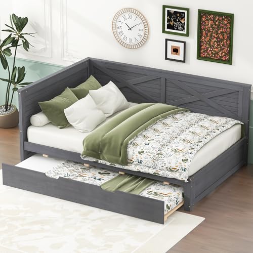 Grey With Trundle