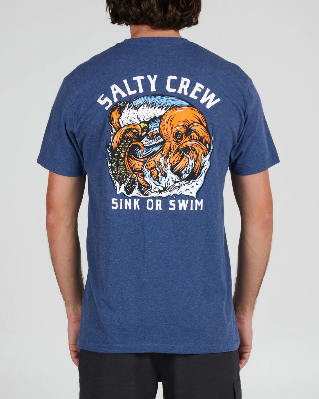 Salty Crew Tsunami T-Shirt for Men - Comfortable Surf & Beach Wear - Perfect for Surfing, Fishing, and Outdoor Activities