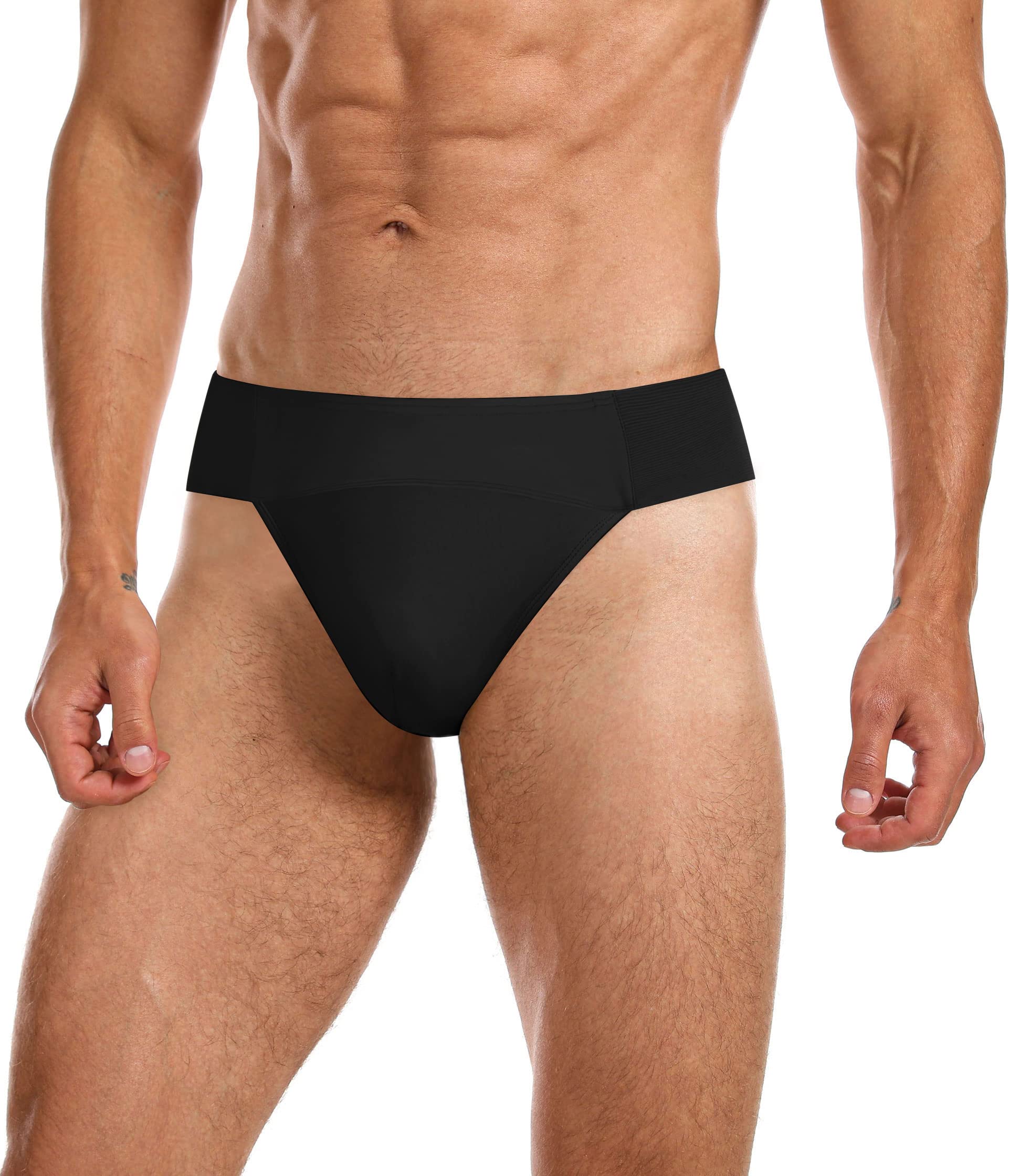 Men's Thong Dance Belt with Wide Elastic Waistband - Comfortable G-String Underwear for Ballet, Yoga & Performance - Perfect for Dancers, Athletes & Active Lifestyles